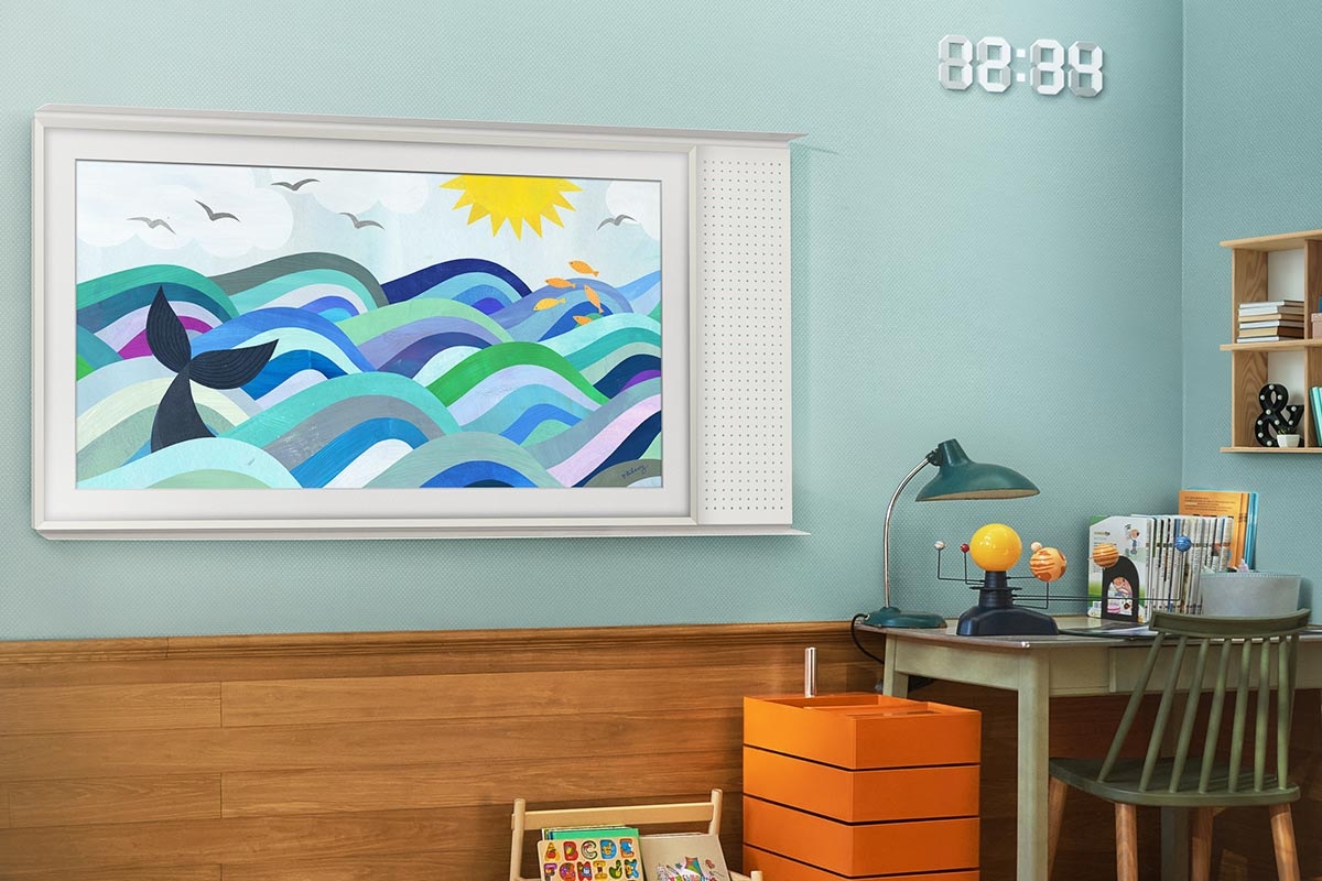 65” MyShelf Side Peg Board White