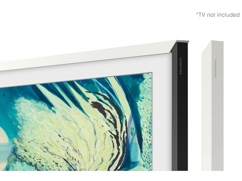 43" The Frame Customizable Bezel - Modern White White