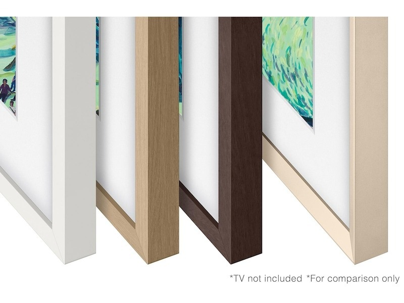 50" The Frame Customizable Bezel Modern White