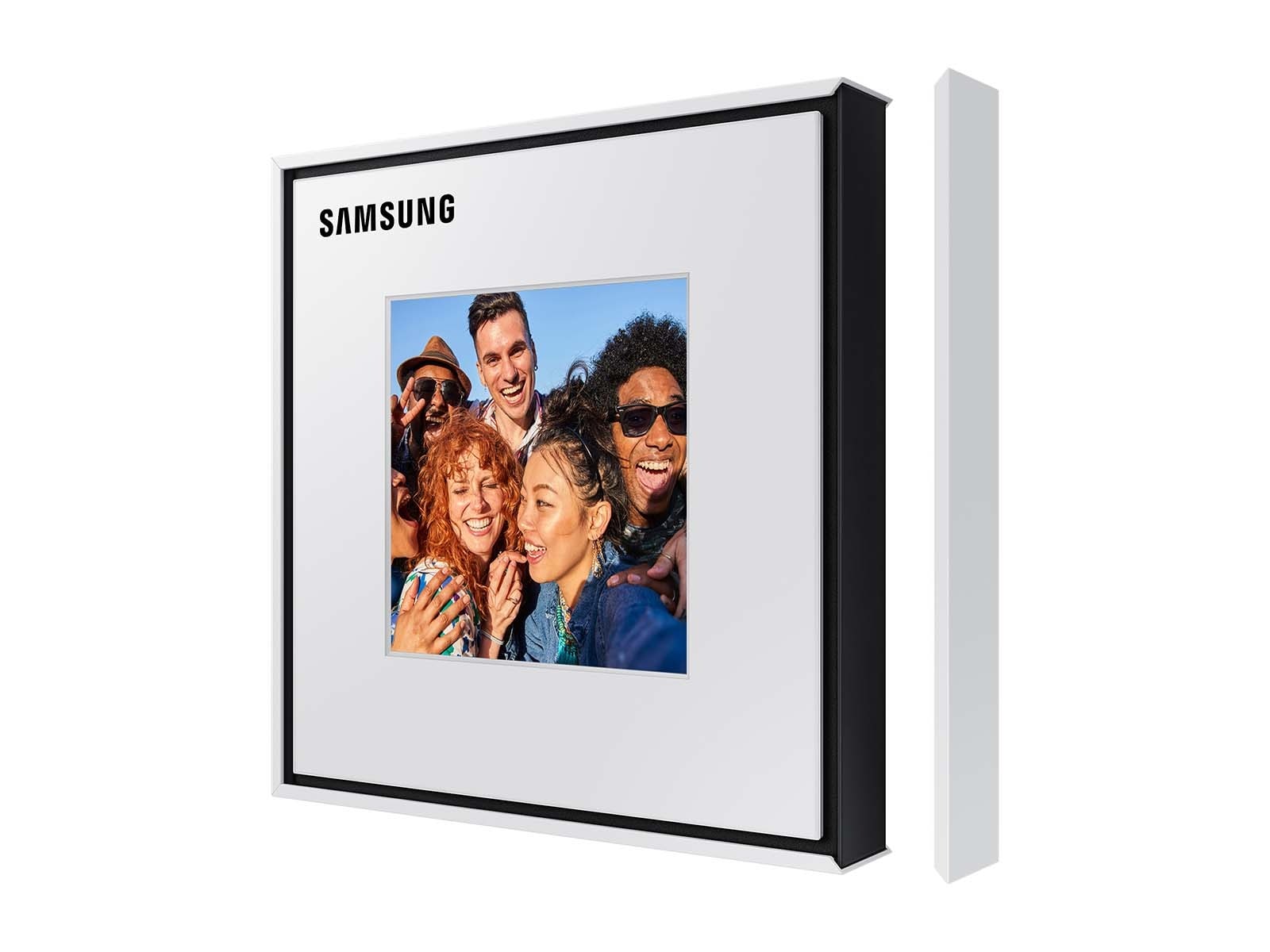 Music Frame White Bezel