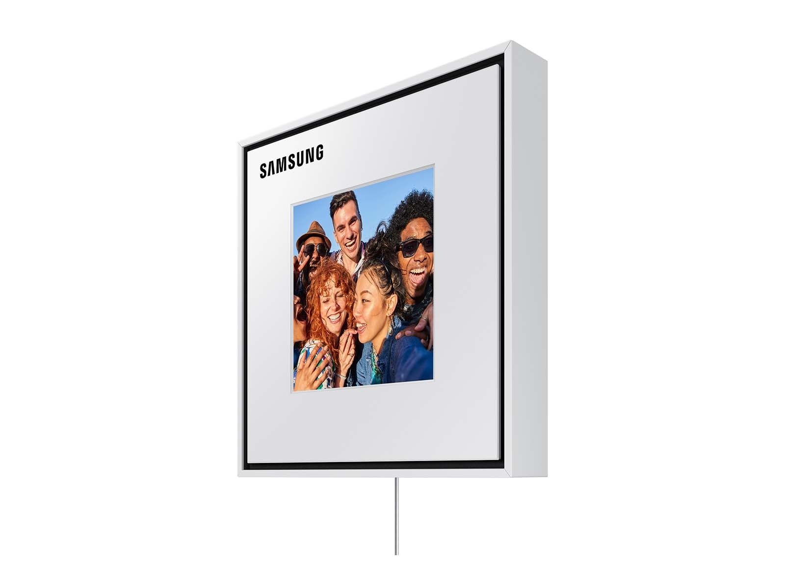 Music Frame White Bezel