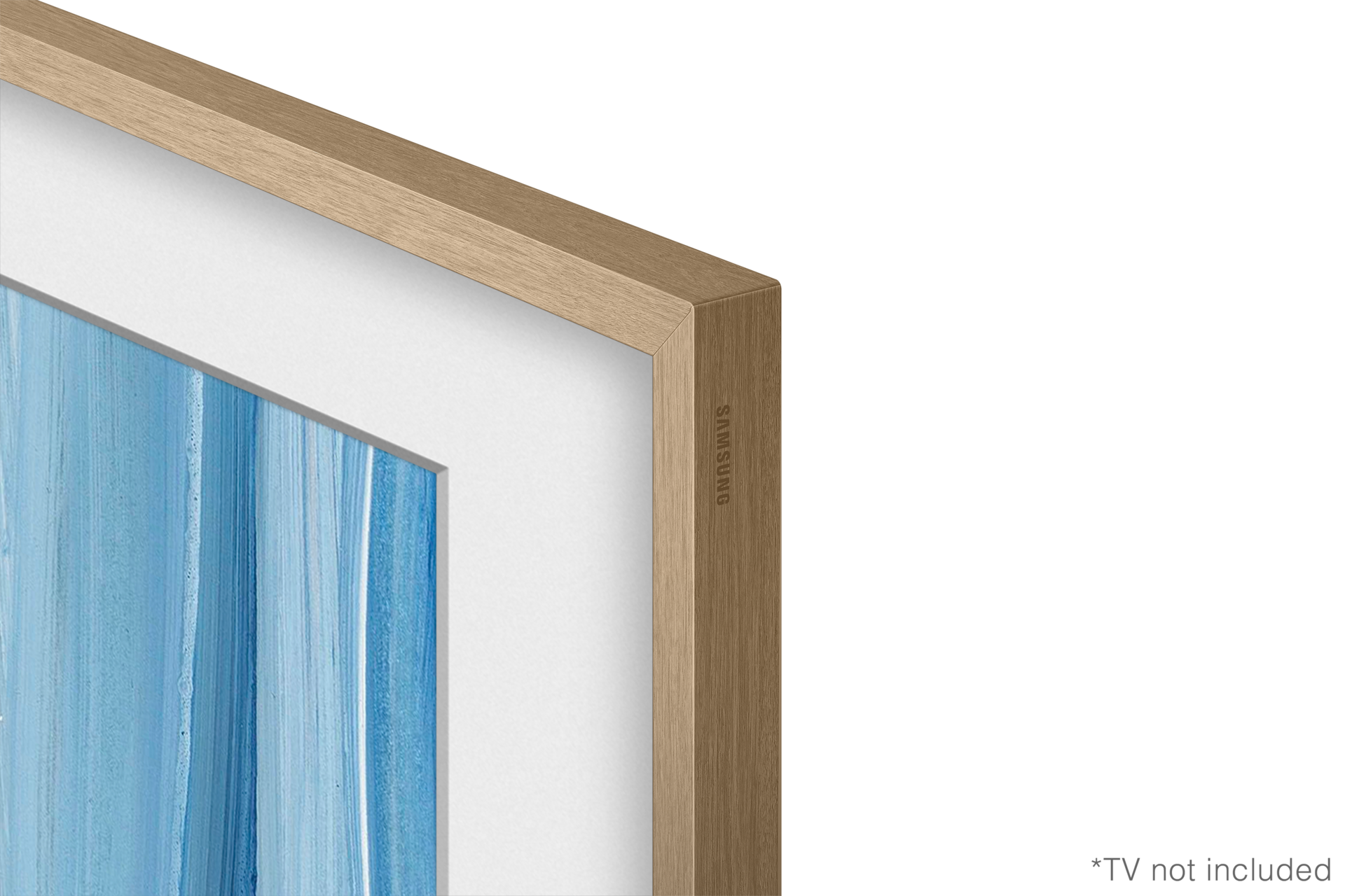 32 Inch The Frame Customizable Bezel -Modern Teak Amber Brown