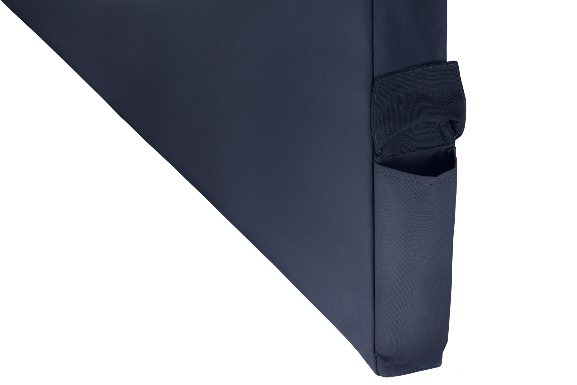 The Terrace Outdoor TV Dust Cover Pocket-Detail1-Open Gray 