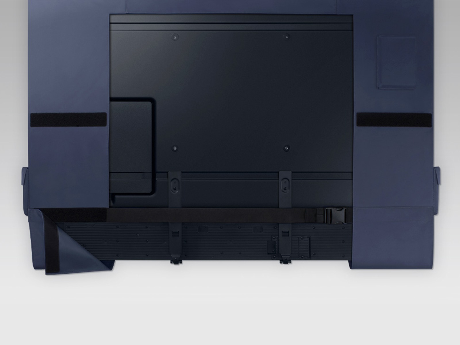 The Terrace Outdoor TV Dust Cover Detail-With-Soundbar Gray 