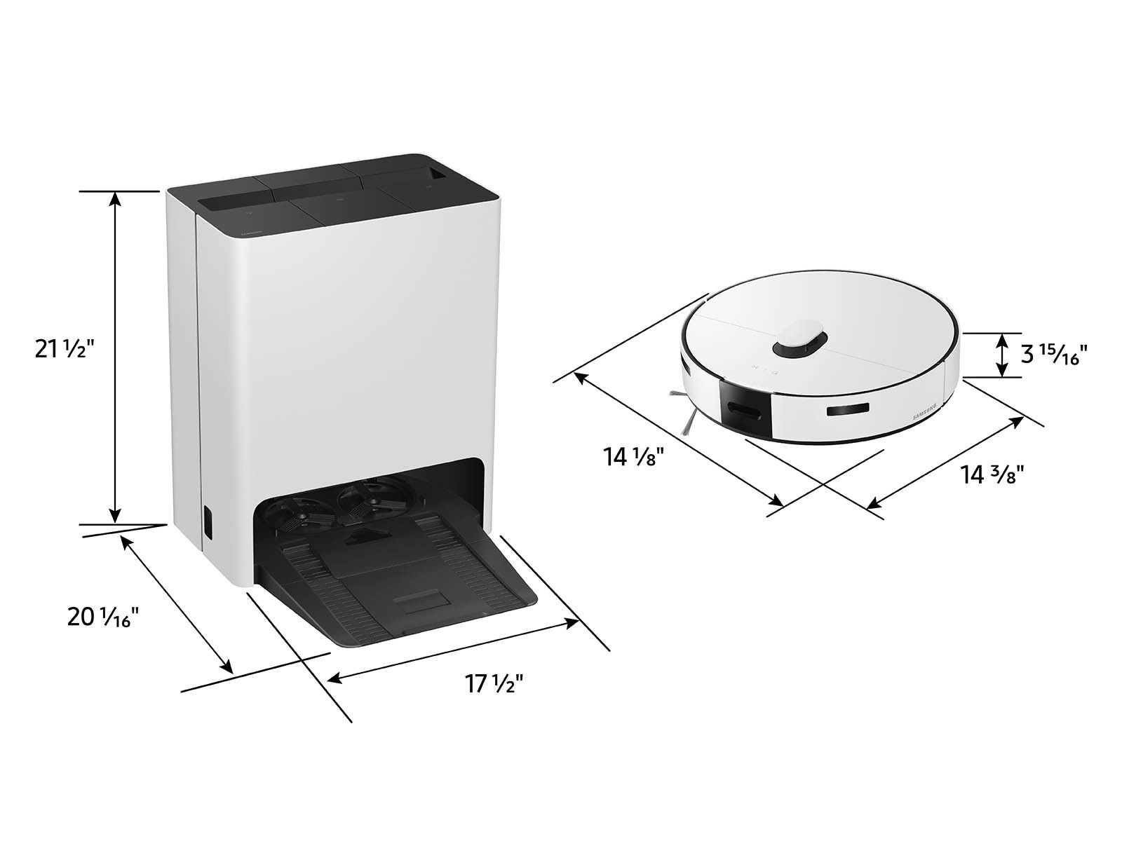 Bespoke Jet Bot Combo™ Robot Vacuum and Mop with All-in-One Clean Station® with Auto Steam