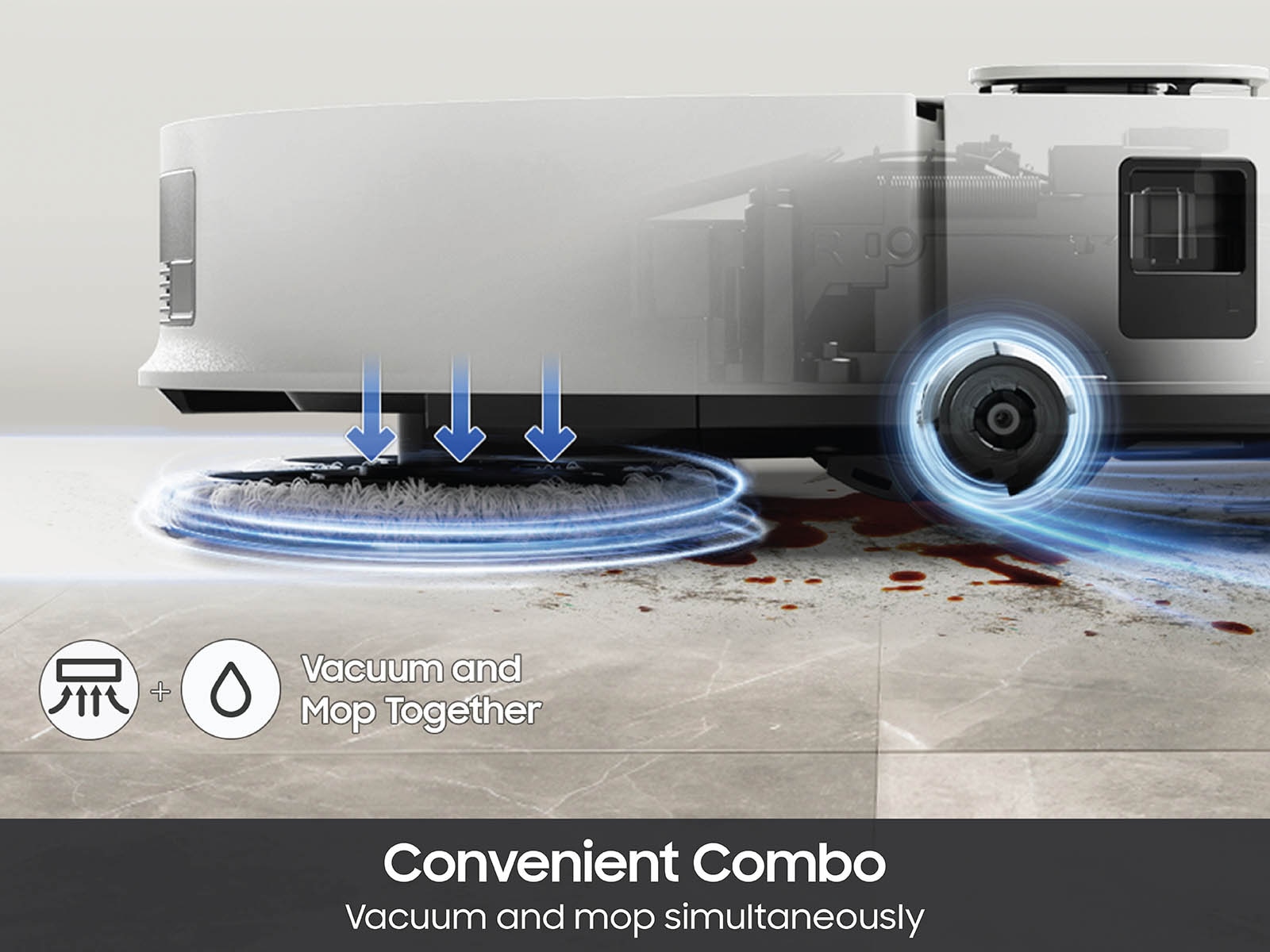 Bespoke Jet Bot Combo™ Robot Vacuum and Mop with All-in-One Clean Station® with Auto Steam