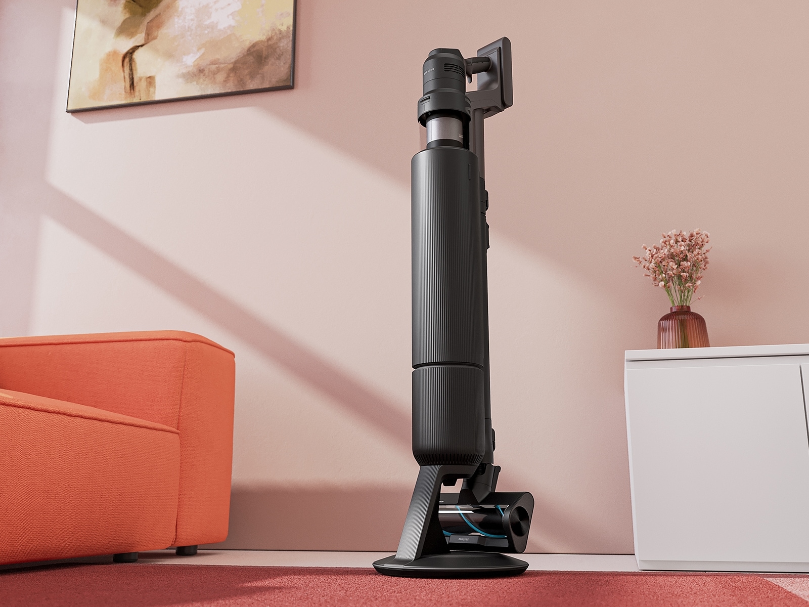 Bespoke AI Jet™ Ultra Cordless Stick Vacuum with All-in-One Clean Station® and 400AW Suction Power in Satin Black