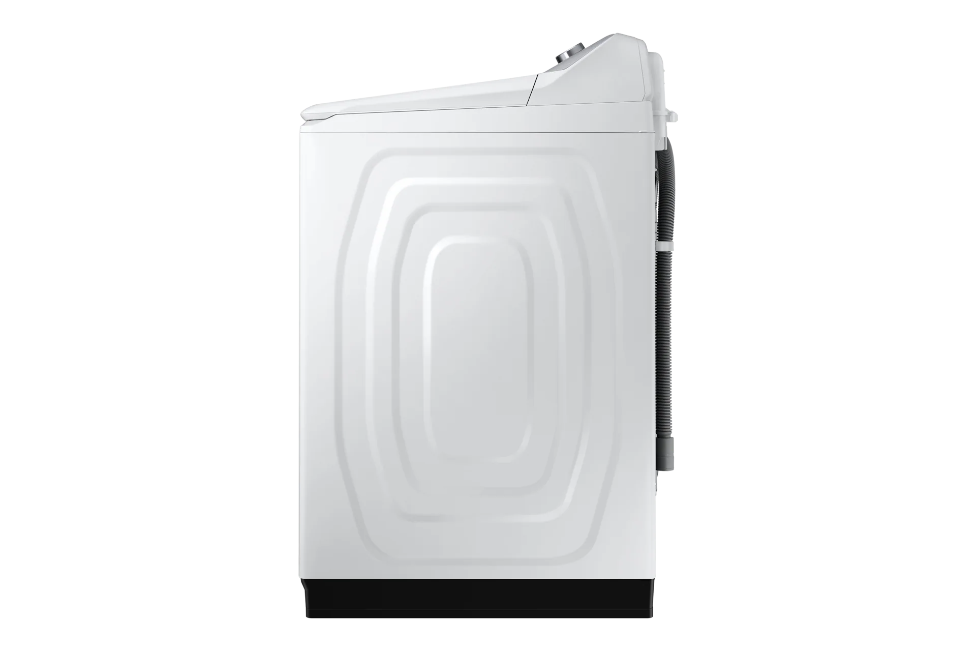 5.4 cu. ft. Extra-Large Capacity Smart Top Load Washer with ActiveWave™ Agitator and Super Speed Wash in White Black