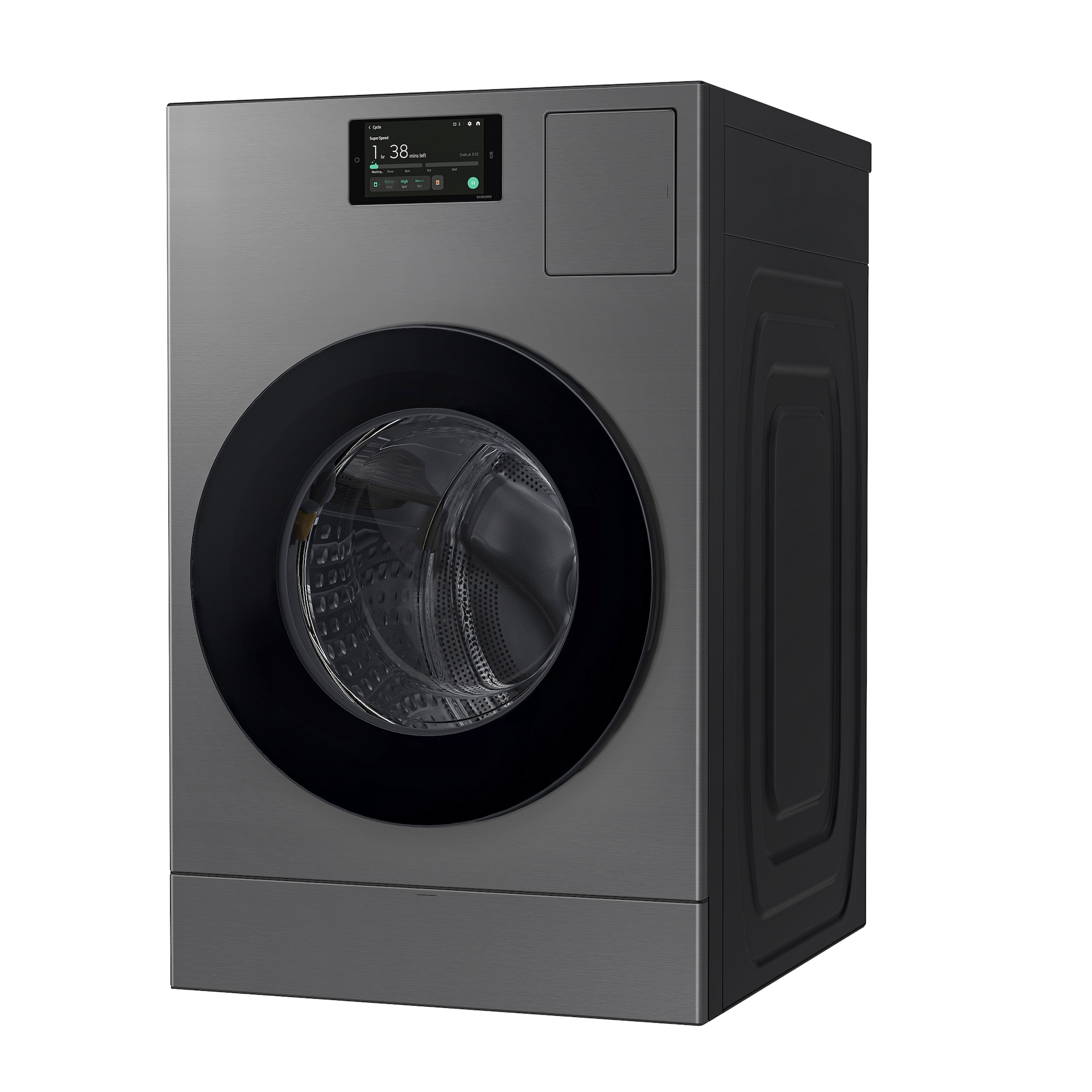 5.3 cu. ft. Bespoke AI Laundry Ventless Heat Pump Dryer Combo™ All-in-One Ultra Capacity Washer with AI Home in Dark Steel