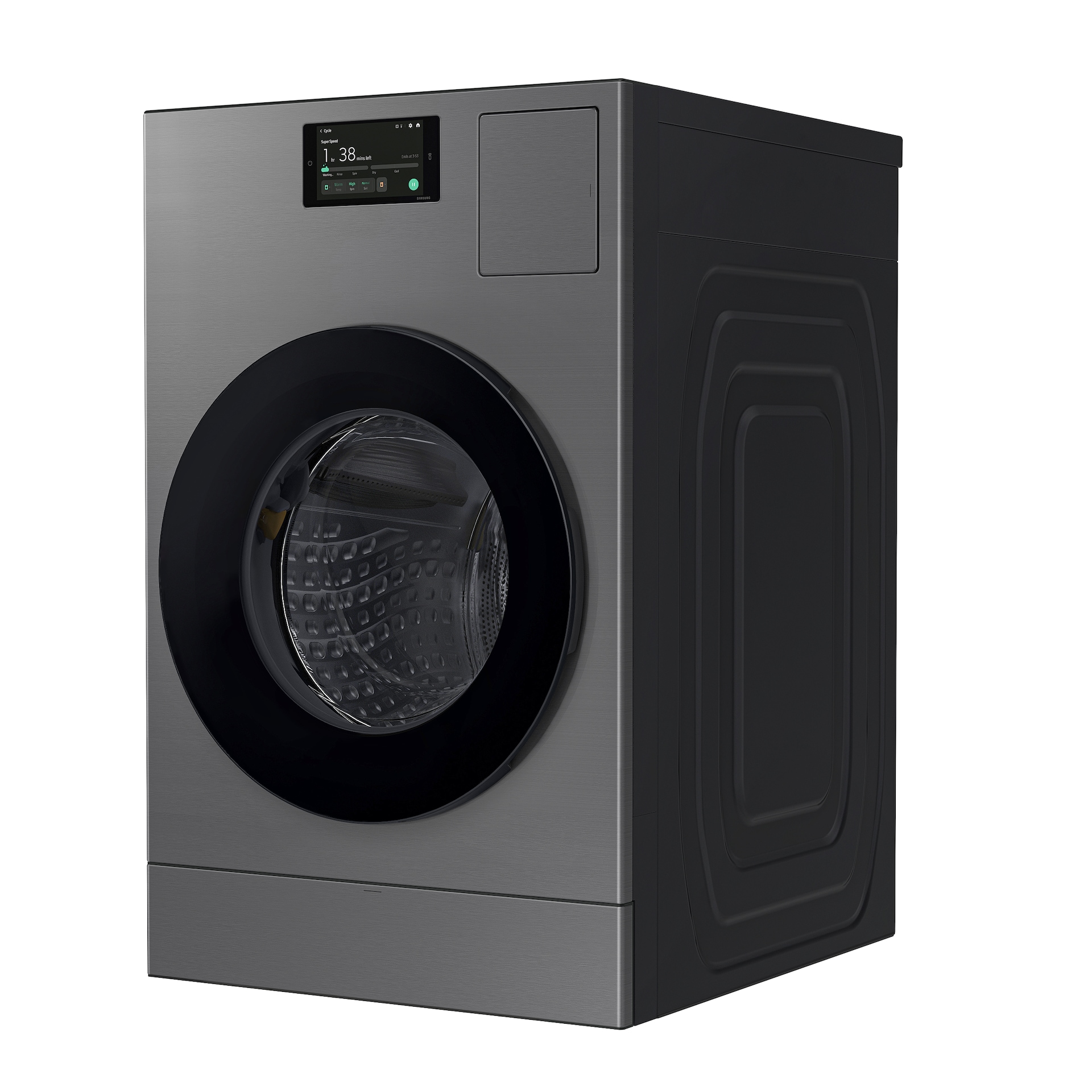 5.3 cu. ft. Bespoke AI Laundry Ventless Heat Pump Dryer Combo™ All-in-One Ultra Capacity Washer with AI Home in Dark Steel