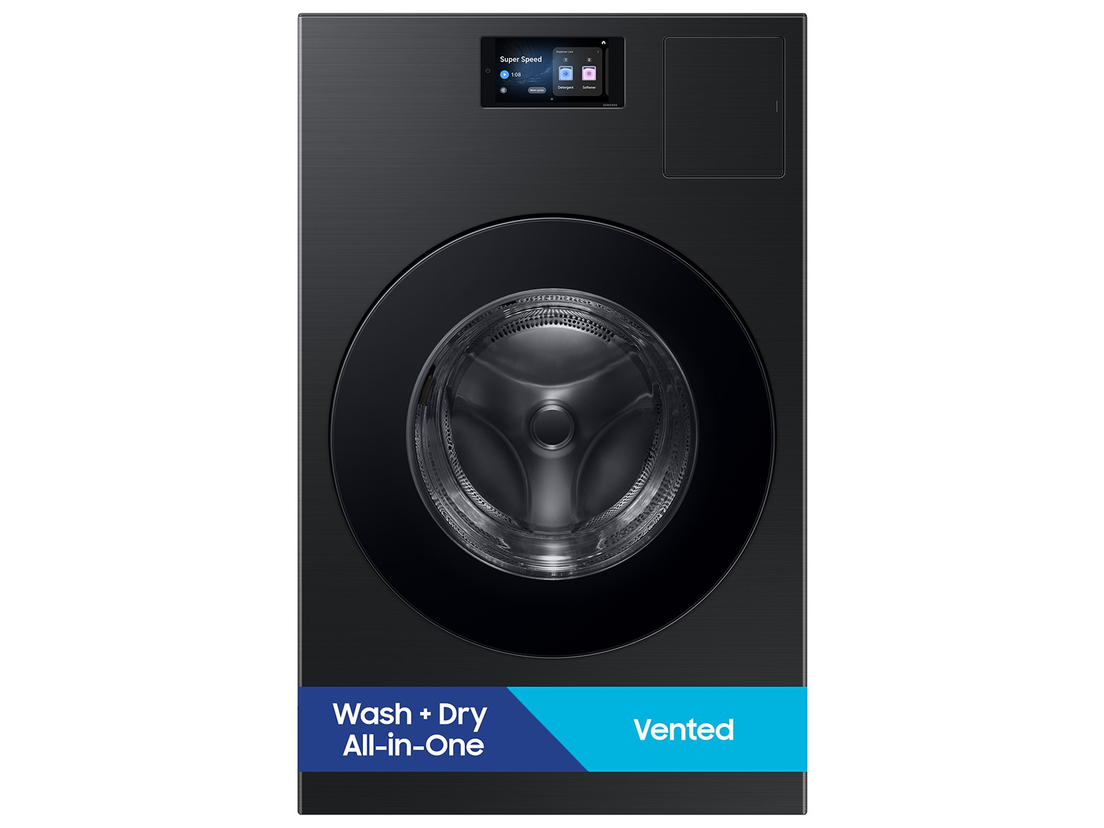 5.3 cu. ft. Bespoke AI Laundry Vented Combo™ All-in-One Ultra Capacity Washer and Electric Dryer with AI Home Black