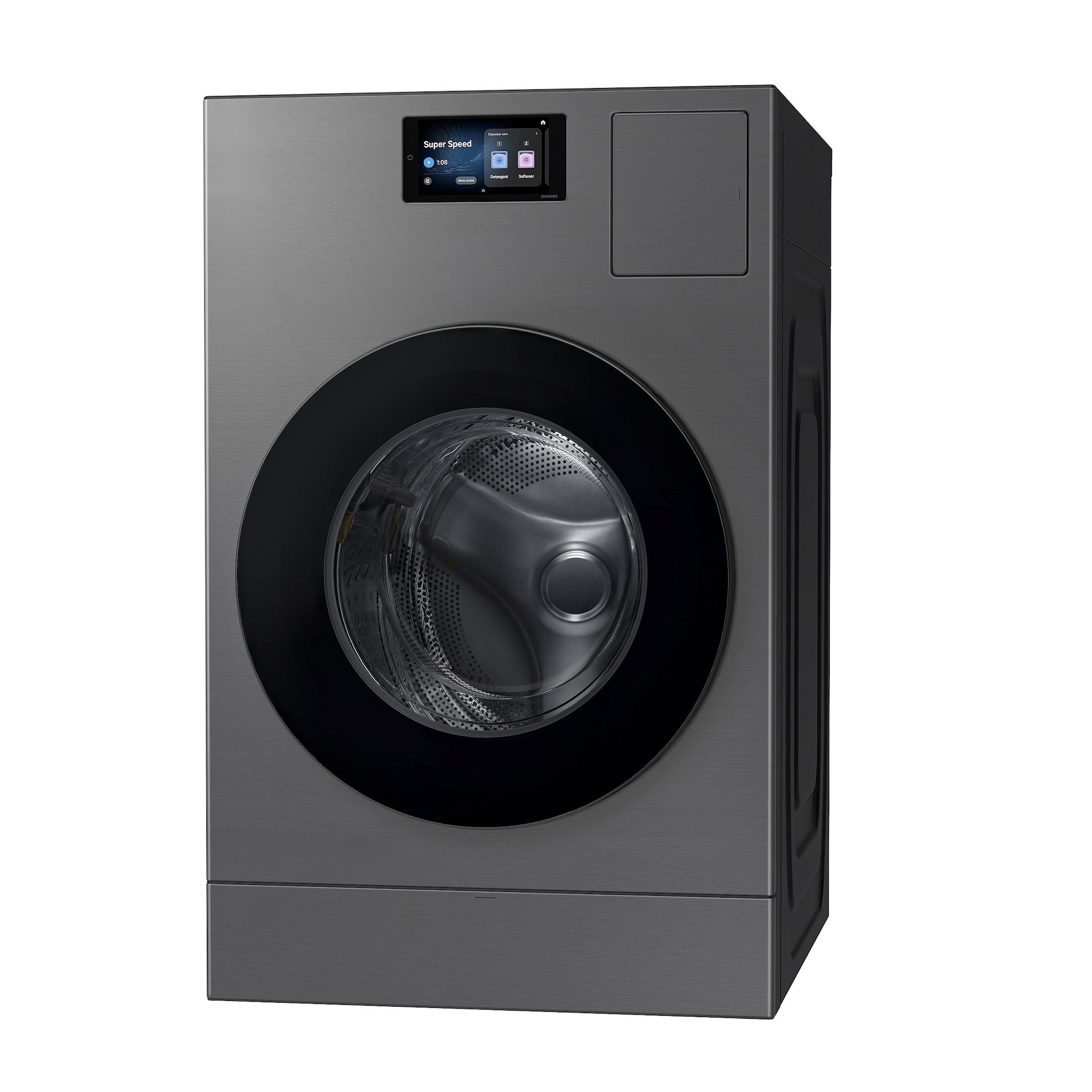 5.3 cu. ft. Bespoke AI Laundry Vented Combo™ All-in-One Ultra Capacity Washer and Electric Dryer with AI Home in Dark Steel