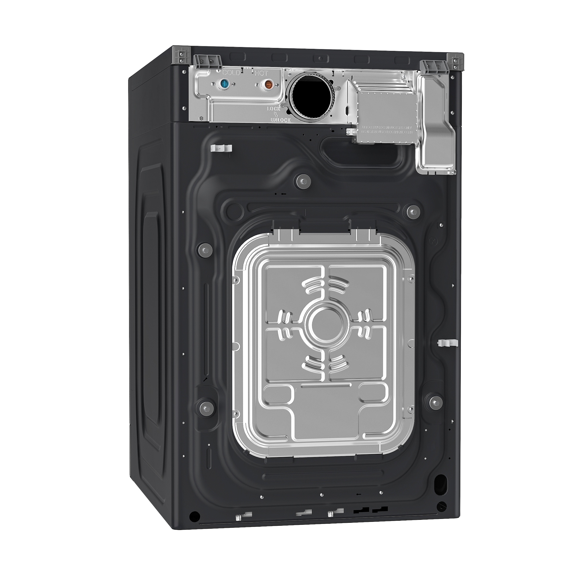 5.3 cu. ft. Bespoke AI Laundry Vented Combo™ All-in-One Ultra Capacity Washer and Electric Dryer with AI Home in Dark Steel