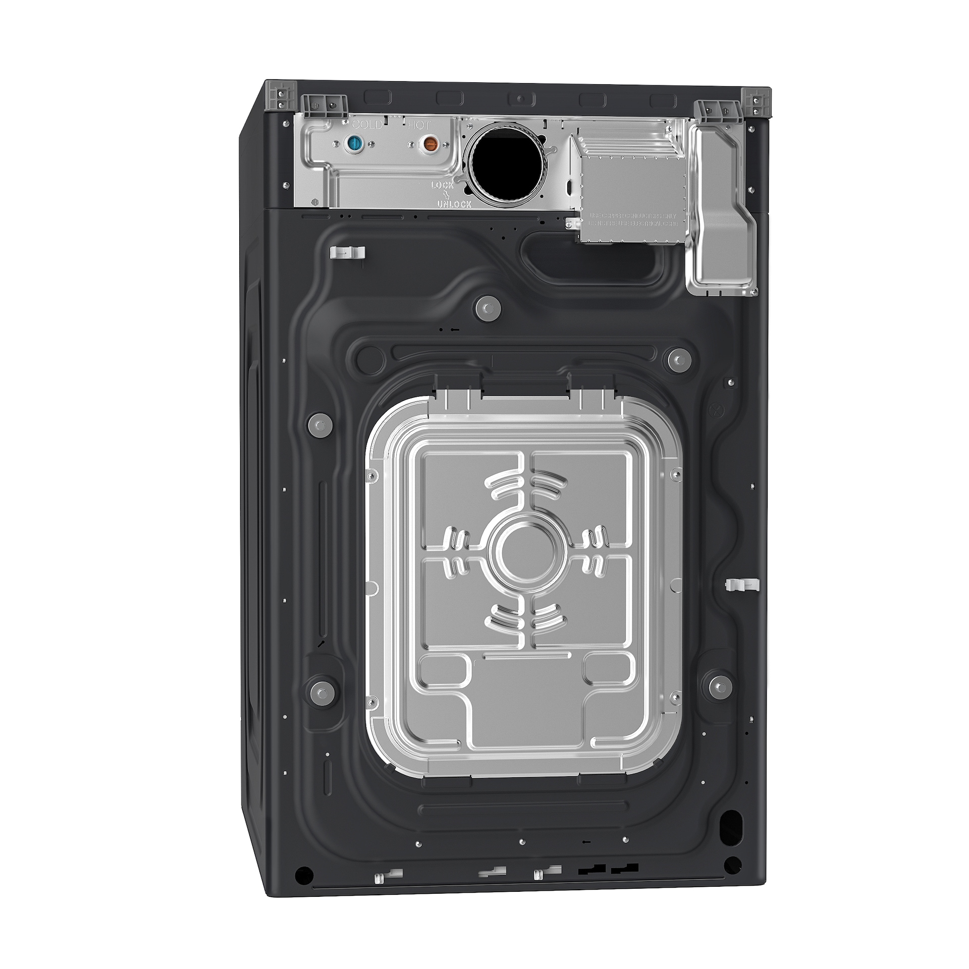 5.3 cu. ft. Bespoke AI Laundry Vented Combo™ All-in-One Ultra Capacity Washer and Electric Dryer with AI Home in Dark Steel