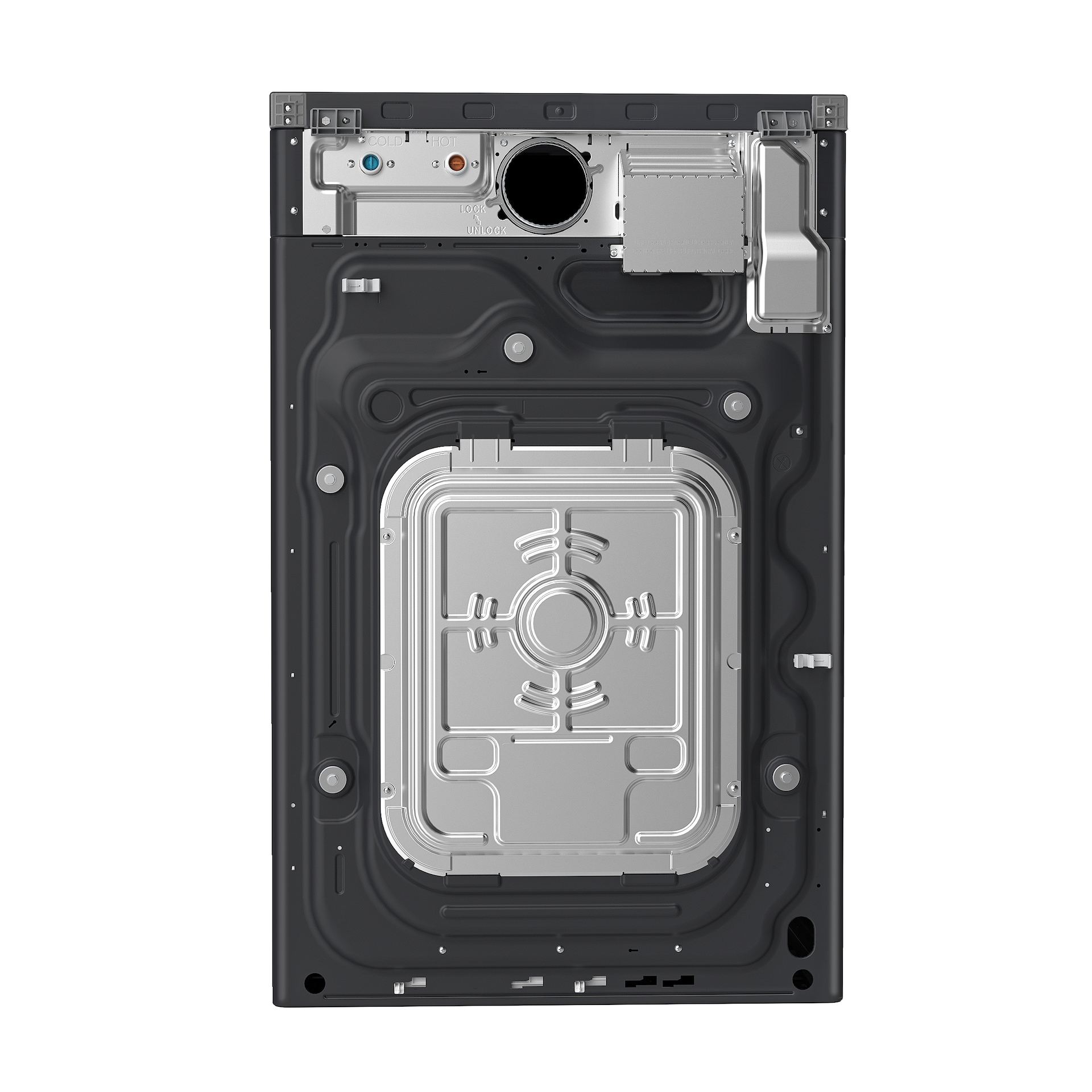 5.3 cu. ft. Bespoke AI Laundry Vented Combo™ All-in-One Ultra Capacity Washer and Electric Dryer with AI Home in Dark Steel