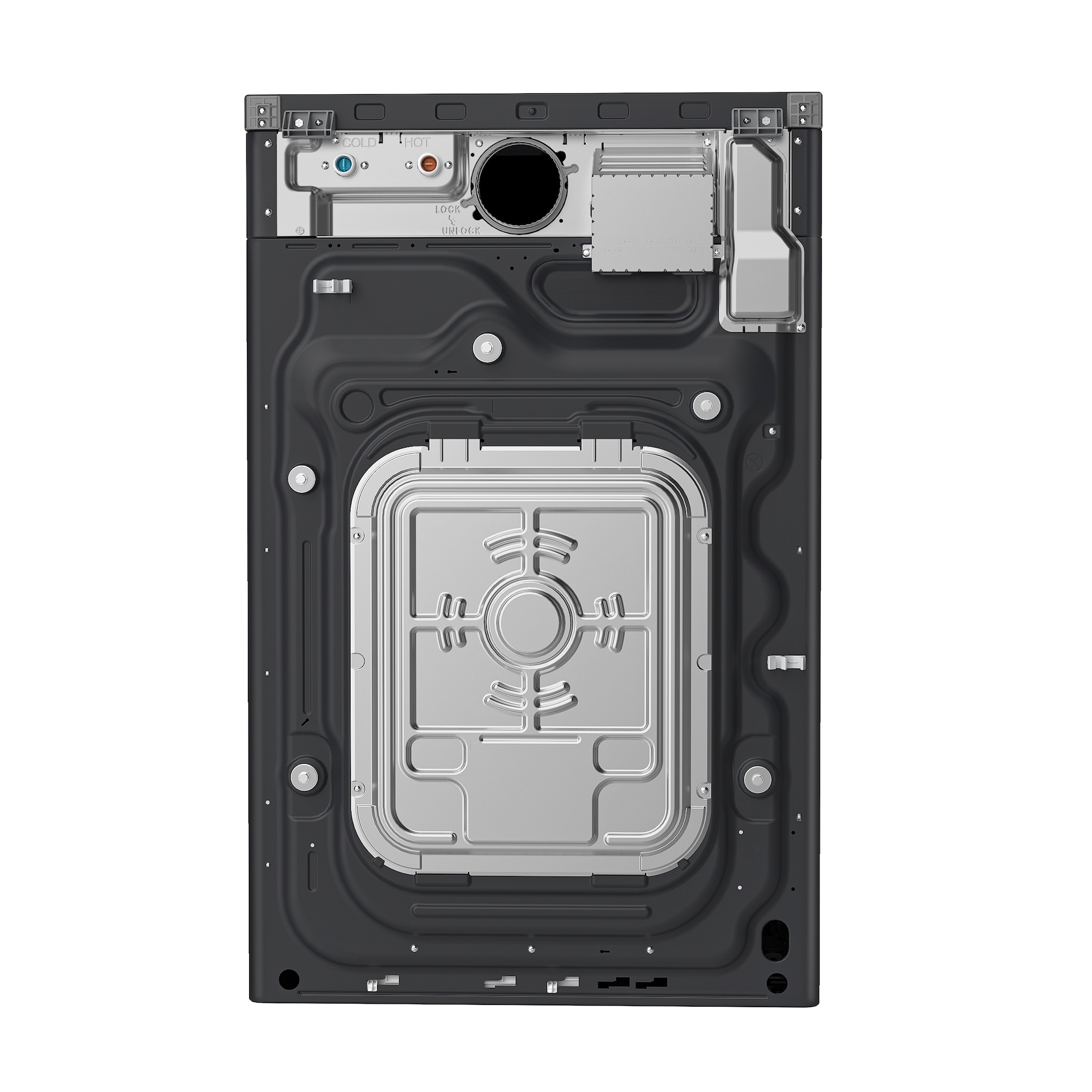 5.3 cu. ft. Bespoke AI Laundry Vented Combo™ All-in-One Ultra Capacity Washer and Electric Dryer with AI Home in Dark Steel