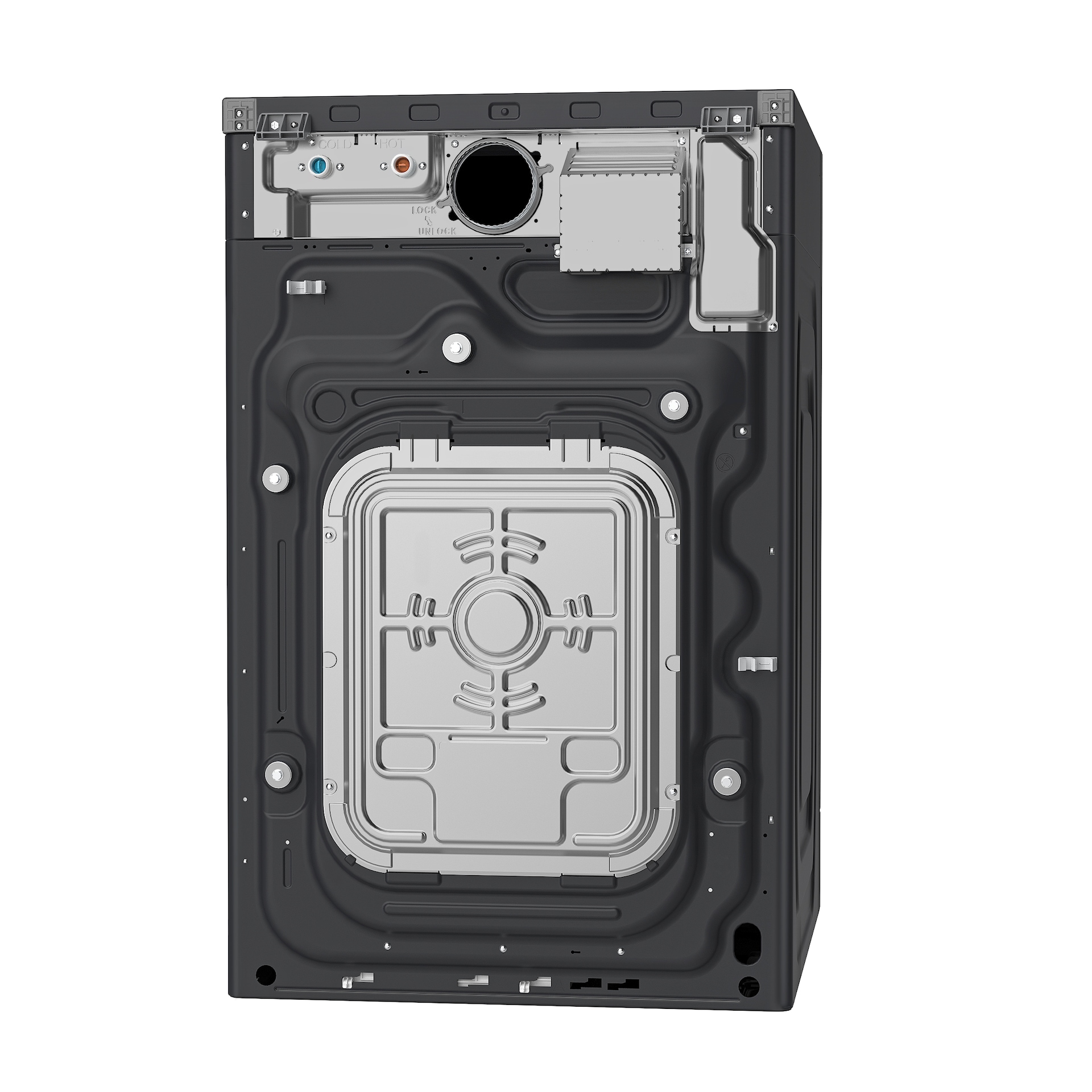 5.3 cu. ft. Bespoke AI Laundry Vented Combo™ All-in-One Ultra Capacity Washer and Electric Dryer with AI Home in Dark Steel