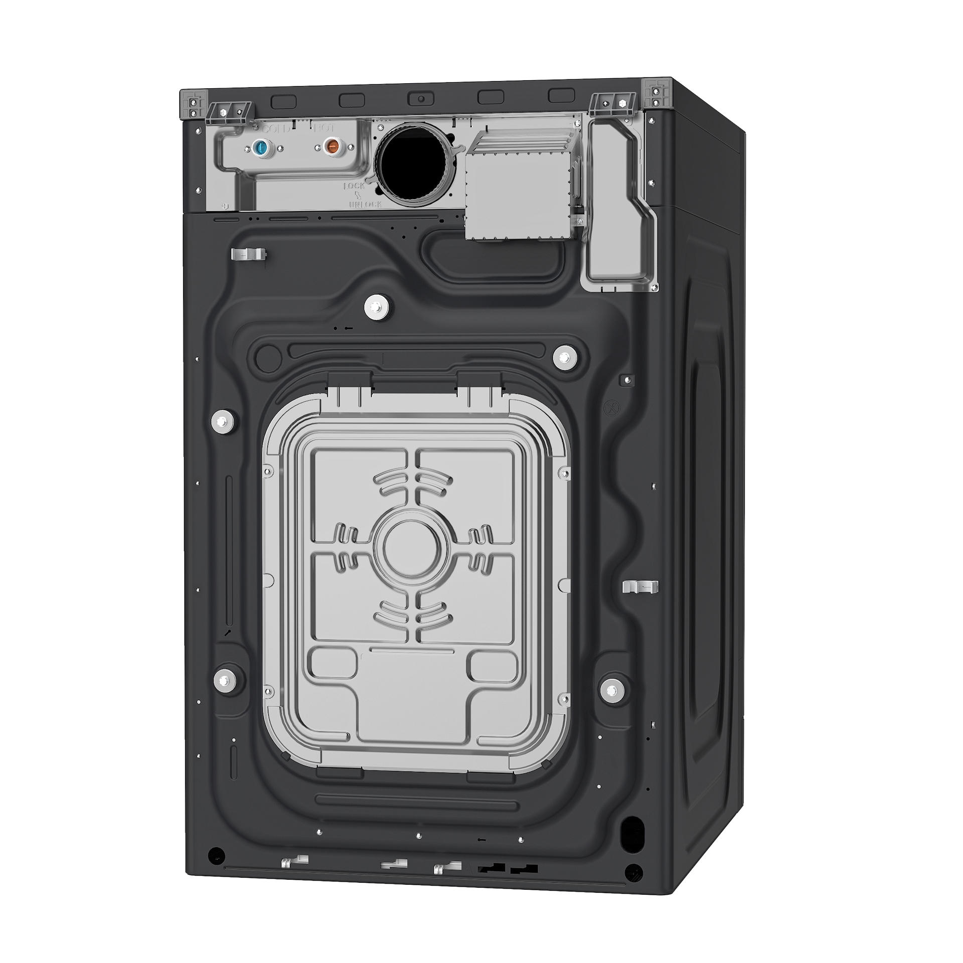 5.3 cu. ft. Bespoke AI Laundry Vented Combo™ All-in-One Ultra Capacity Washer and Electric Dryer with AI Home in Dark Steel