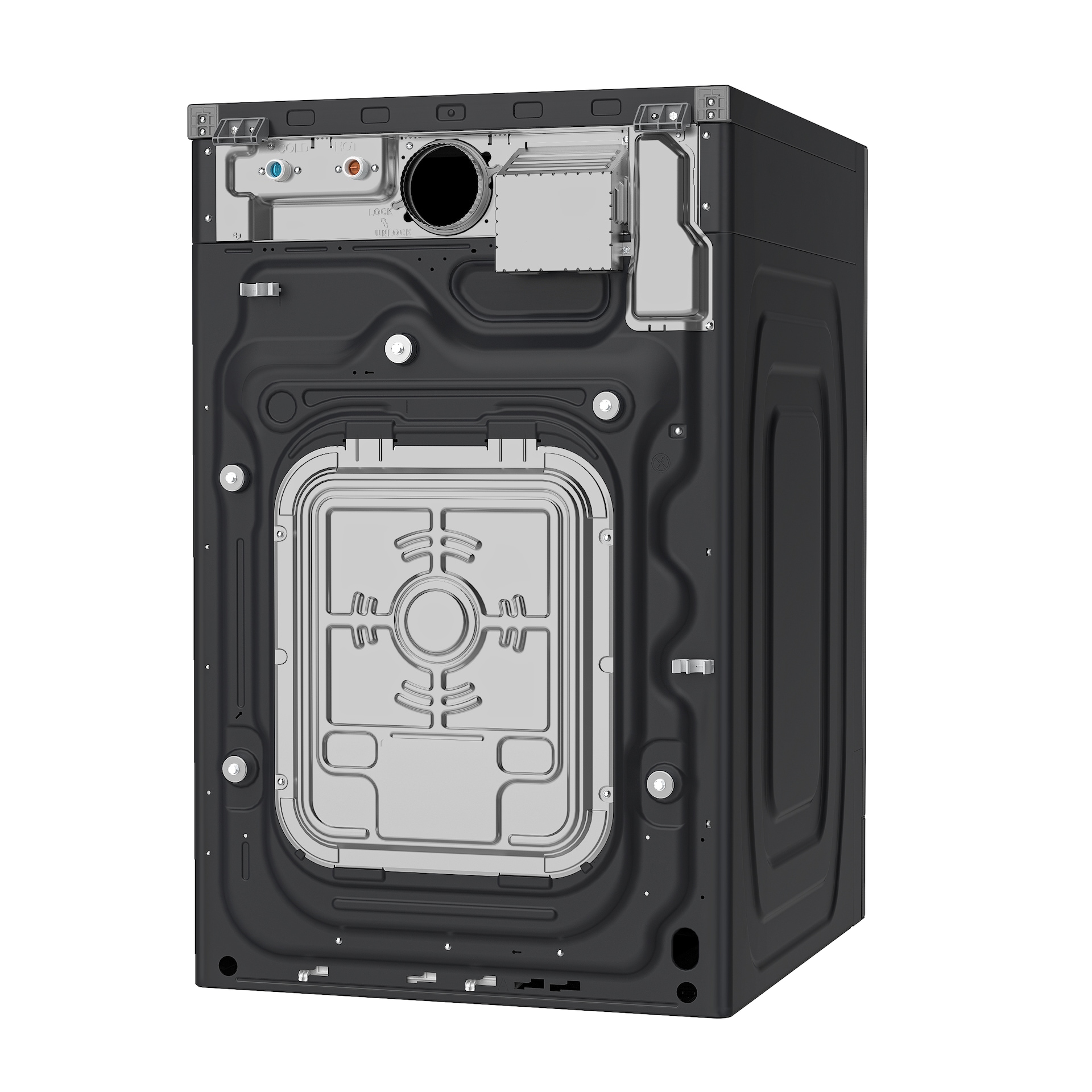 5.3 cu. ft. Bespoke AI Laundry Vented Combo™ All-in-One Ultra Capacity Washer and Electric Dryer with AI Home in Dark Steel