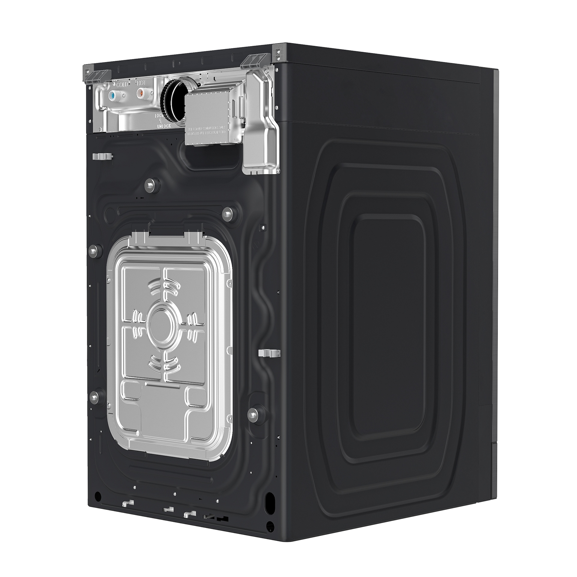 5.3 cu. ft. Bespoke AI Laundry Vented Combo™ All-in-One Ultra Capacity Washer and Electric Dryer with AI Home in Dark Steel