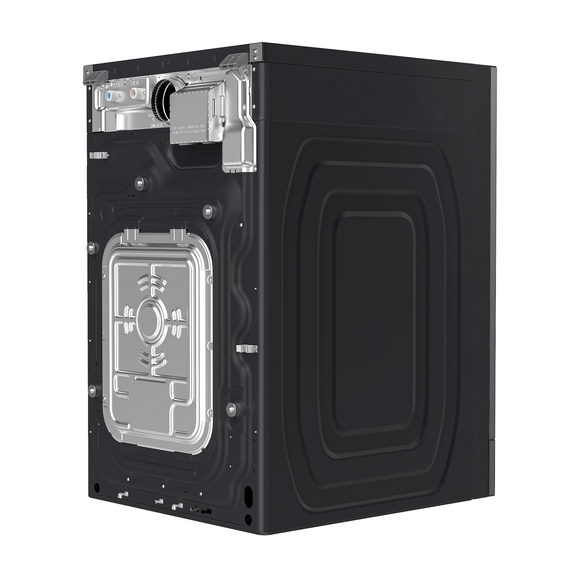 5.3 cu. ft. Bespoke AI Laundry Vented Combo™ All-in-One Ultra Capacity Washer and Electric Dryer with AI Home in Dark Steel