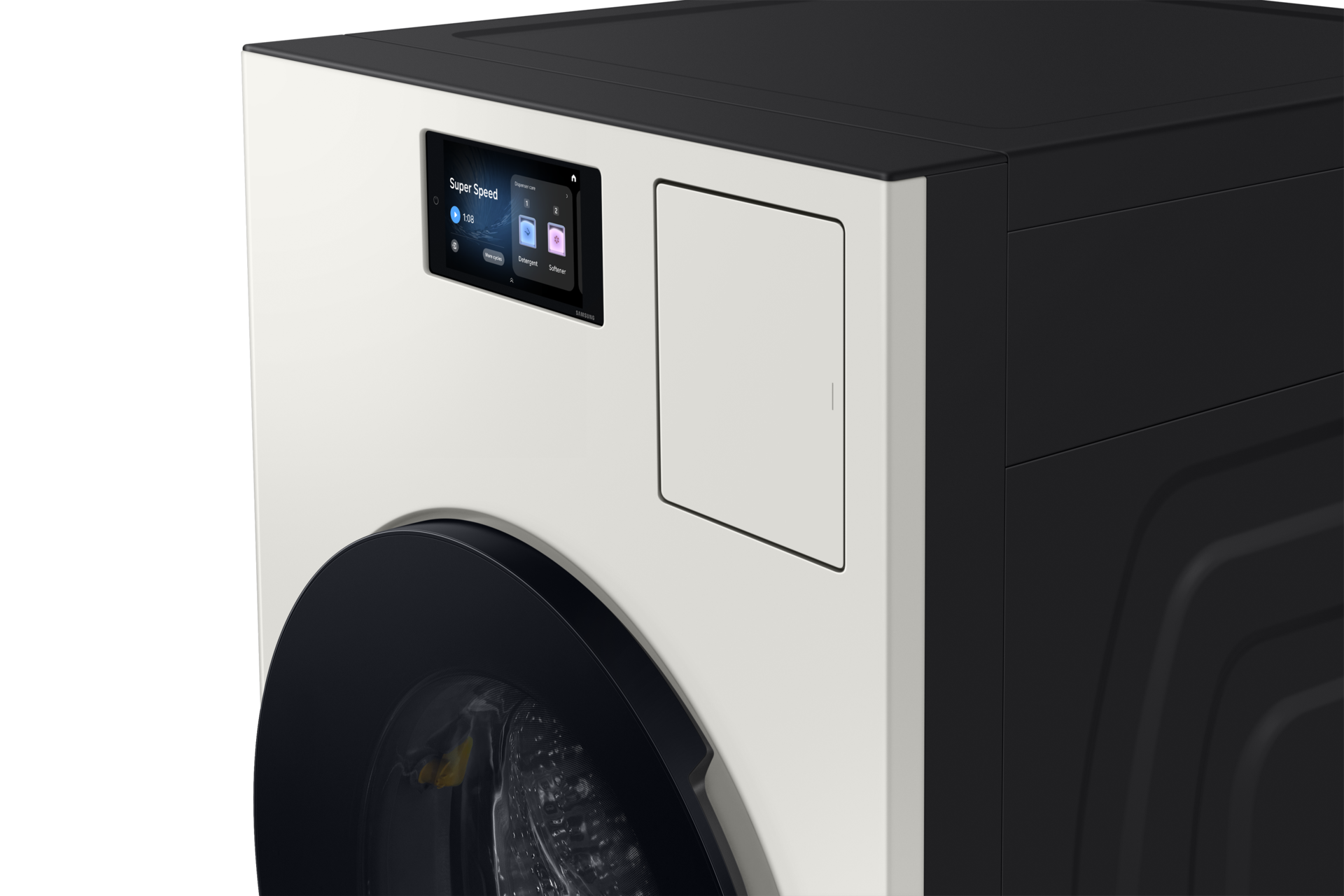 5.3 cu. ft. Bespoke AI Laundry Vented Combo™ All-in-One Ultra Capacity Washer and Electric Dryer with AI Home in Ivory