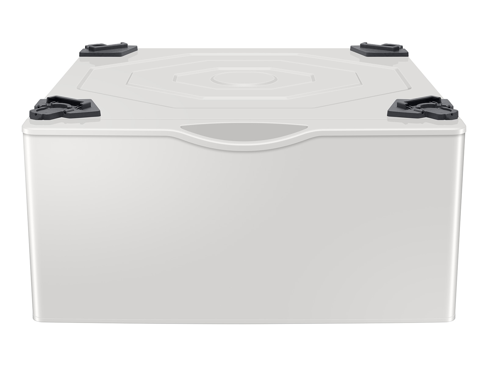 27" Pedestal Front-Top Ivory White 