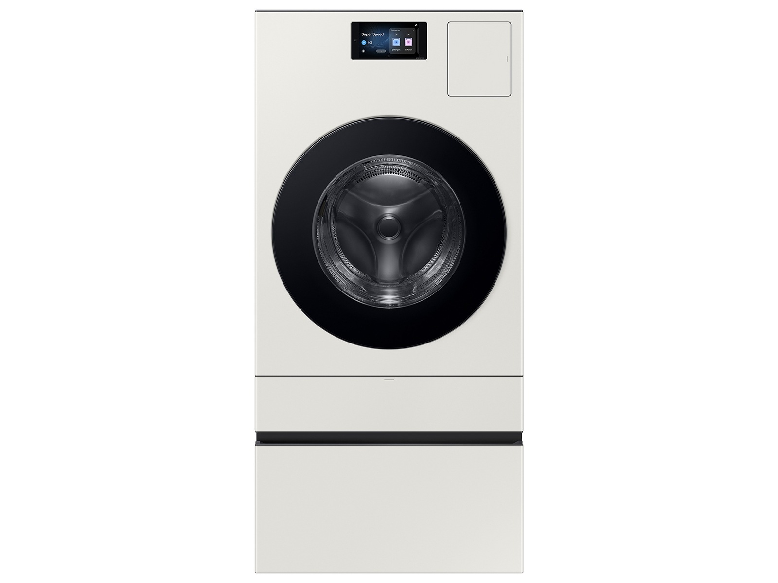 Bespoke AI Laundry Combo™ Pedestal with Storage Drawer in Ivory Ivory