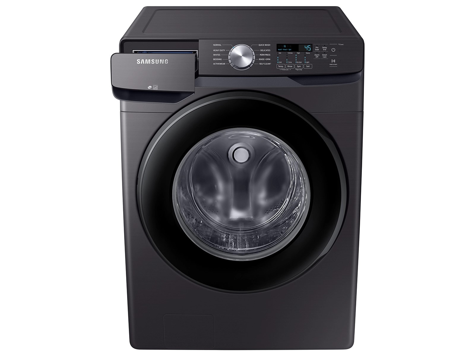 4.5 cu. ft. Front Load Washer with Vibration Reduction Technology+ in Brushed Black Black