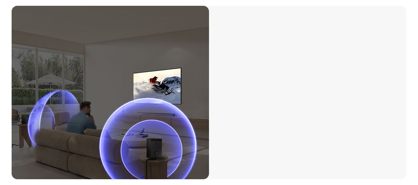 Compatible con sonido envolvente inalámbrico