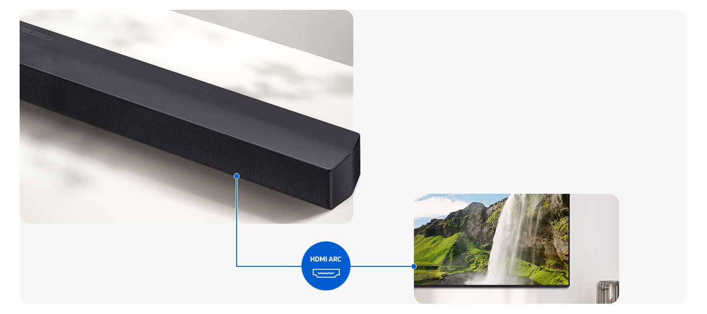 HDMI ARC: un solo cable entre el TV y la barra