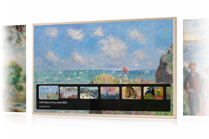 The Frame mostrando la selección de Art Store Streams
