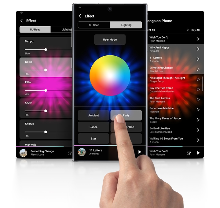 Efectos DJ desde la app