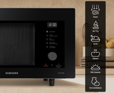Todo en uno: microondas, grill y convección