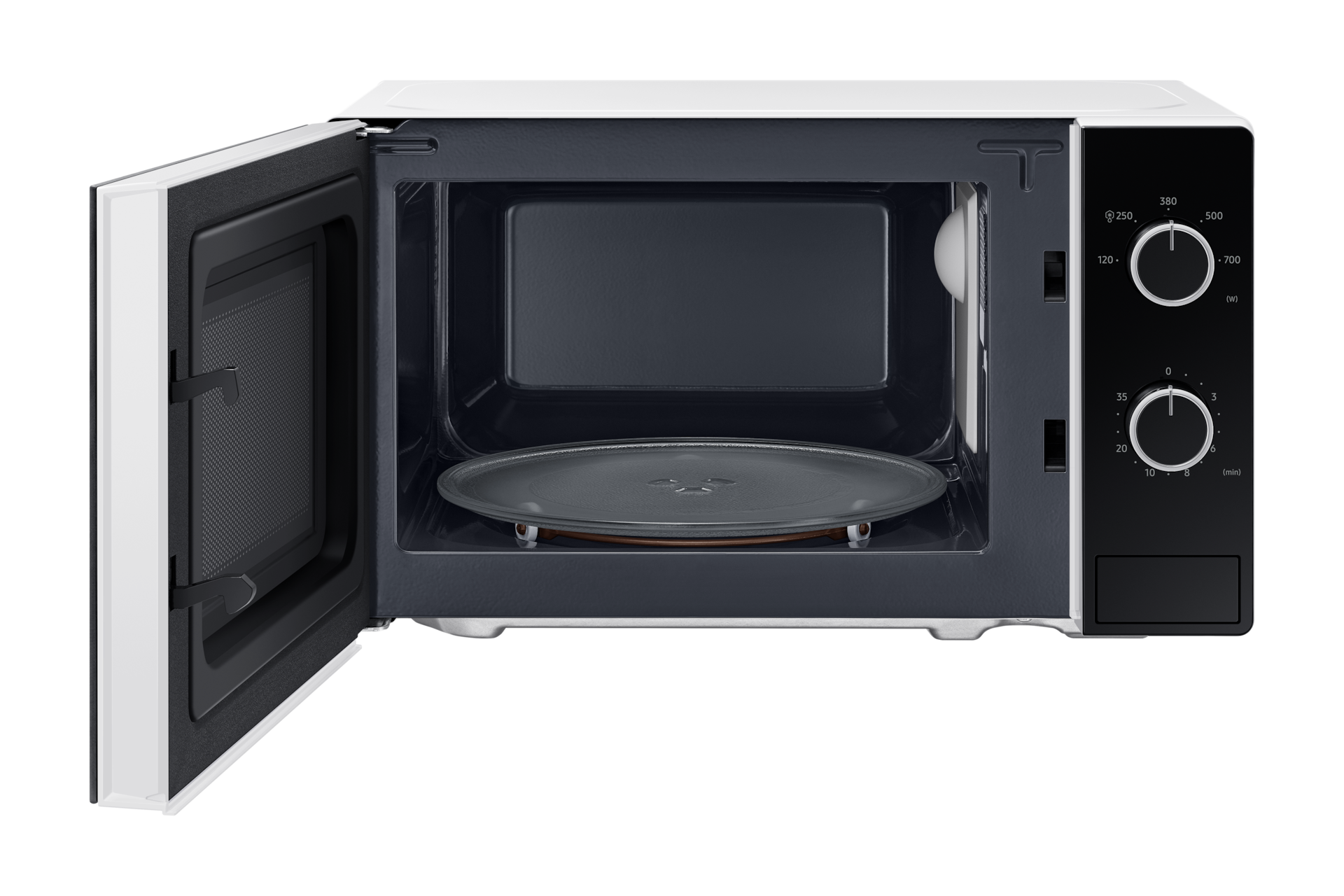MWO Full Glass Door 20L Front-Open White 