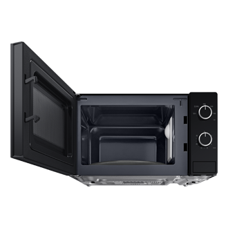 MWO Full Glass Door 20L Low-Front-Open Black 