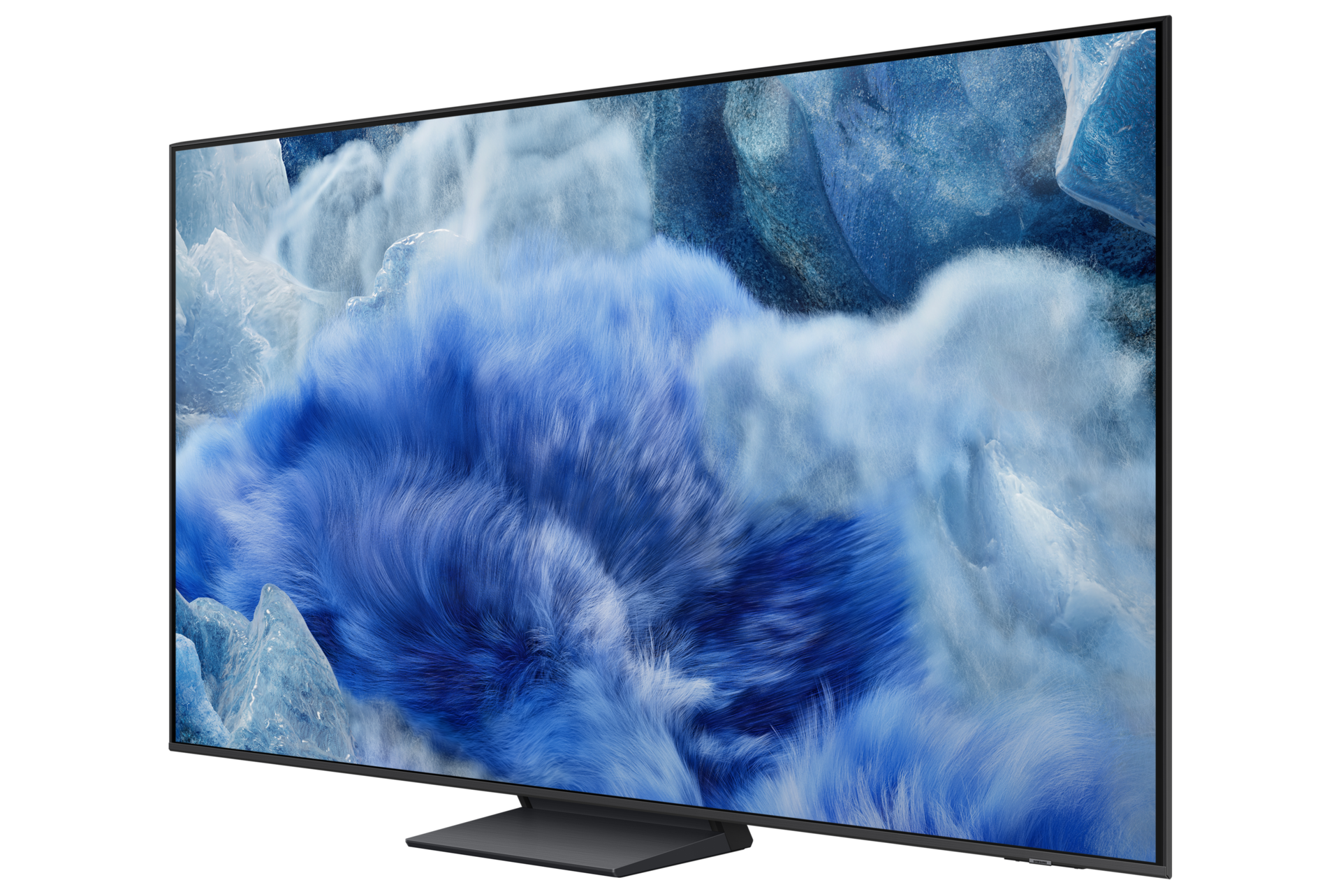 QLED Q8F 4K Samsung Vision AI Smart TV 2025 R-Perspective1 Titanium Gray 