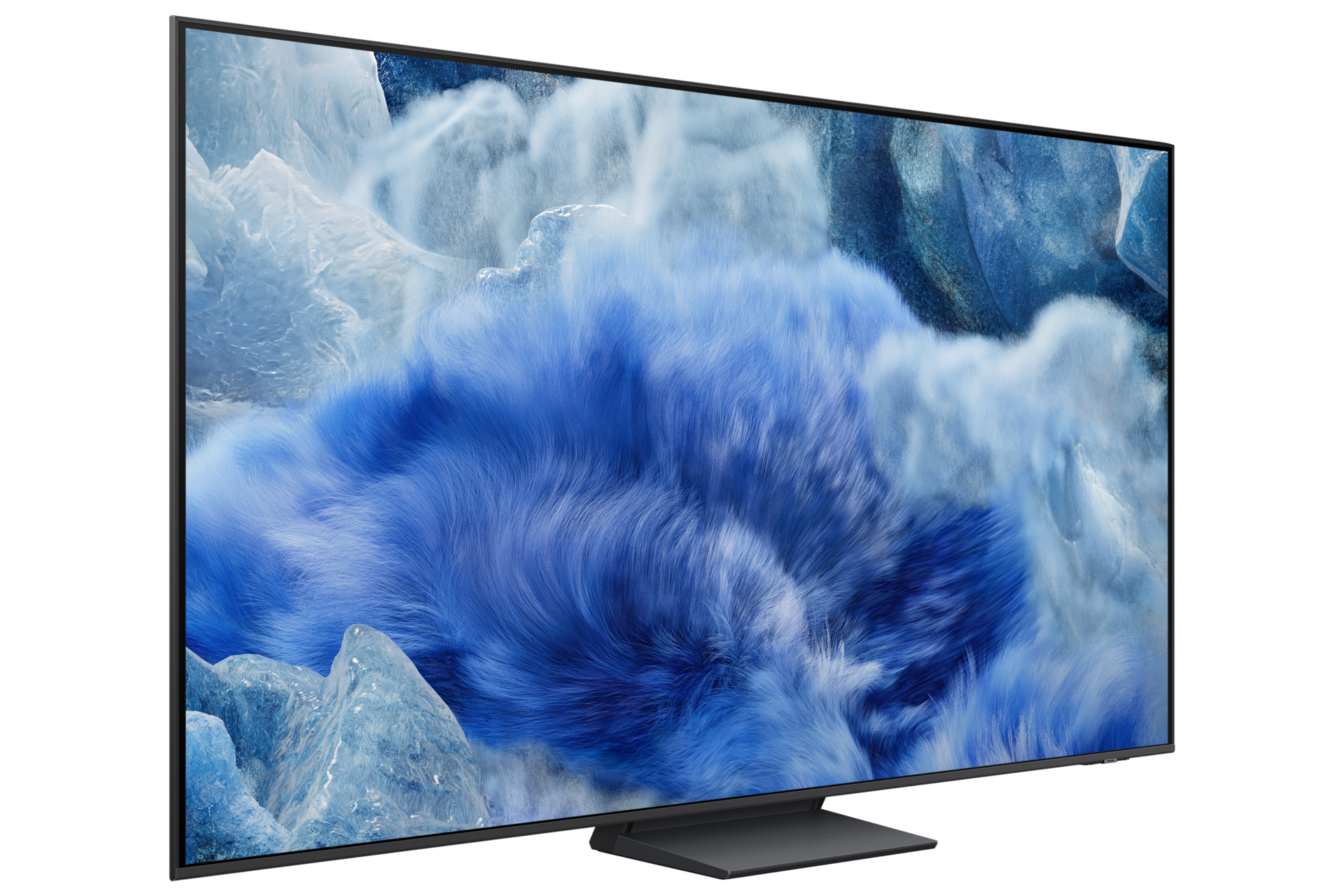 QLED Q8F 4K Samsung Vision AI Smart TV 2025 L-Perspective1 Titanium Gray 