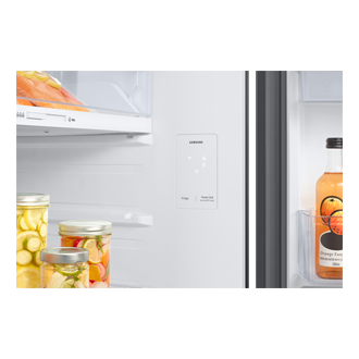 RT6300D Top Mount Freezer Refrigerator with AI Energy Mode Detail-Internal-Display Black 