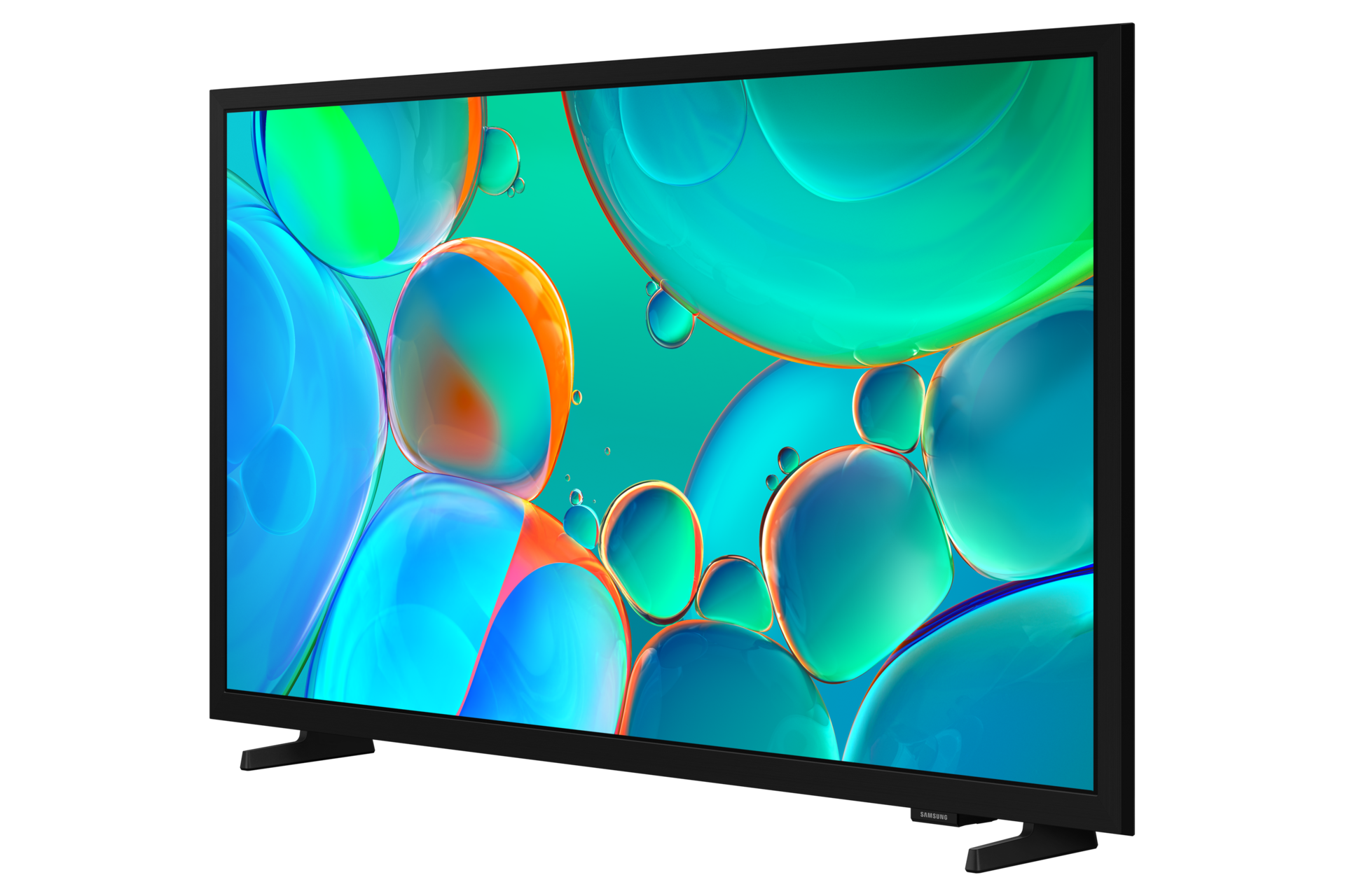 32" HD H5000 Smart TV 2025 R-Perspective Black 