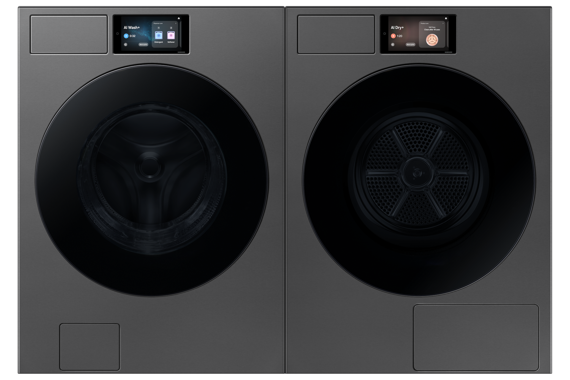Bespoke AI Laundry (Washer) AI Home 5.3 cu.ft. Front-Off-Pair1 Gray 