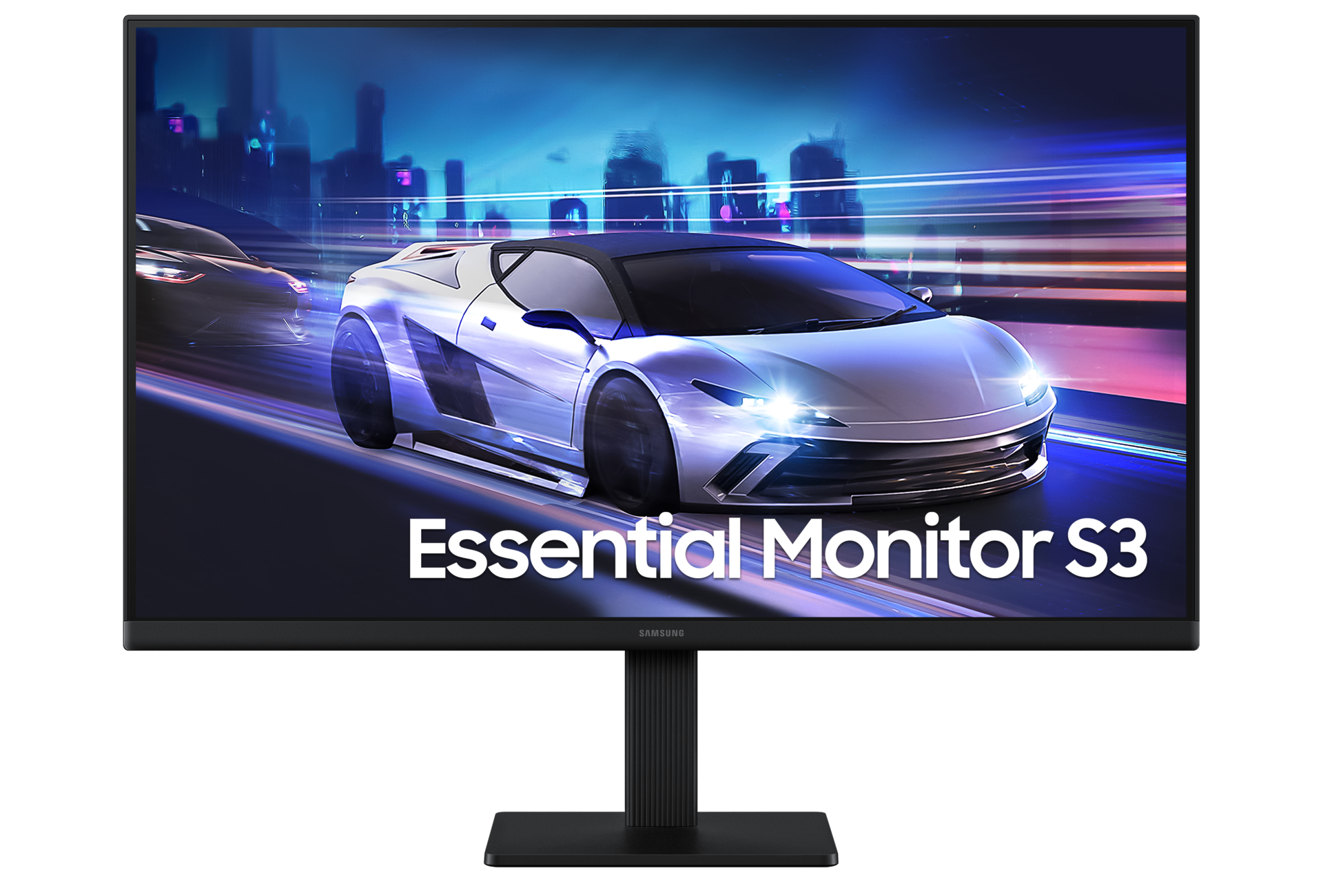 27" Essential Monitor S3 S32GF Full HD 120Hz LS27F320GAIXCI Front1 Black 