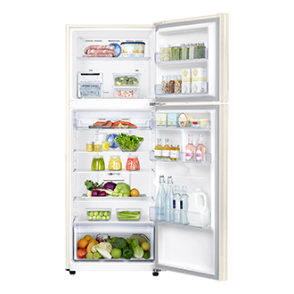 front-open-with-food Ivory White