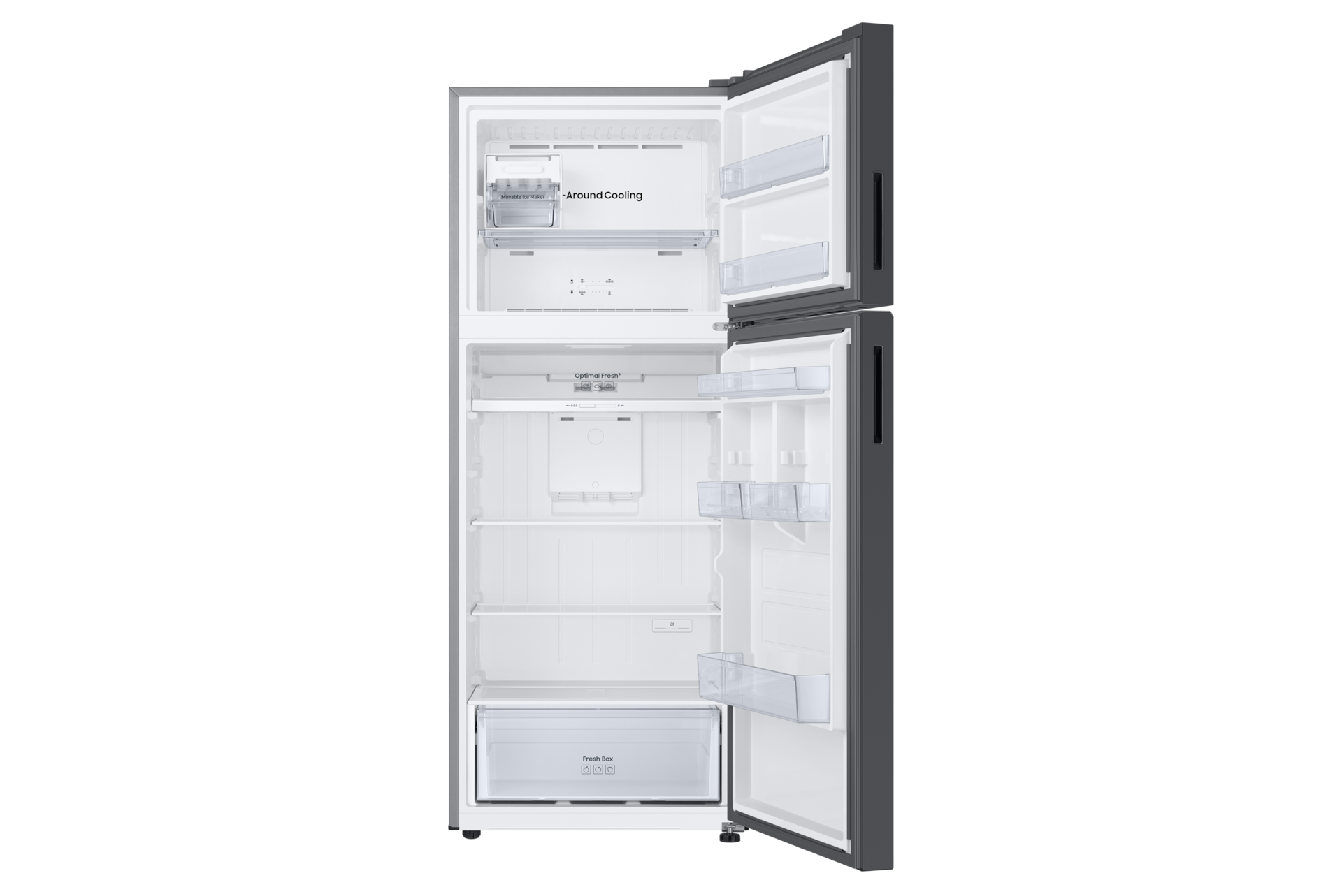 front-open-without-food Clean Black