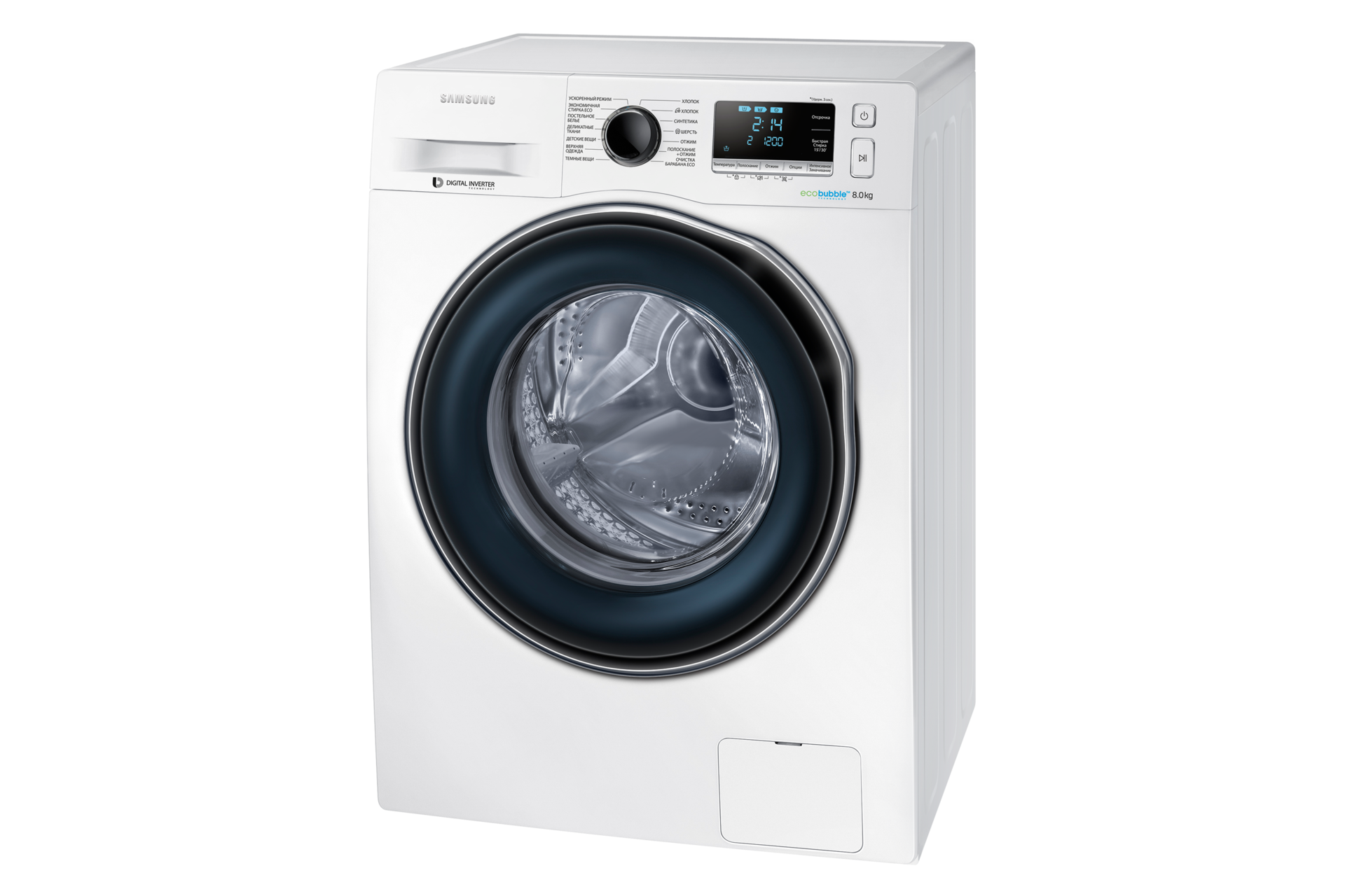 Стиральная машина ww6000j с ecobubble 9 кг