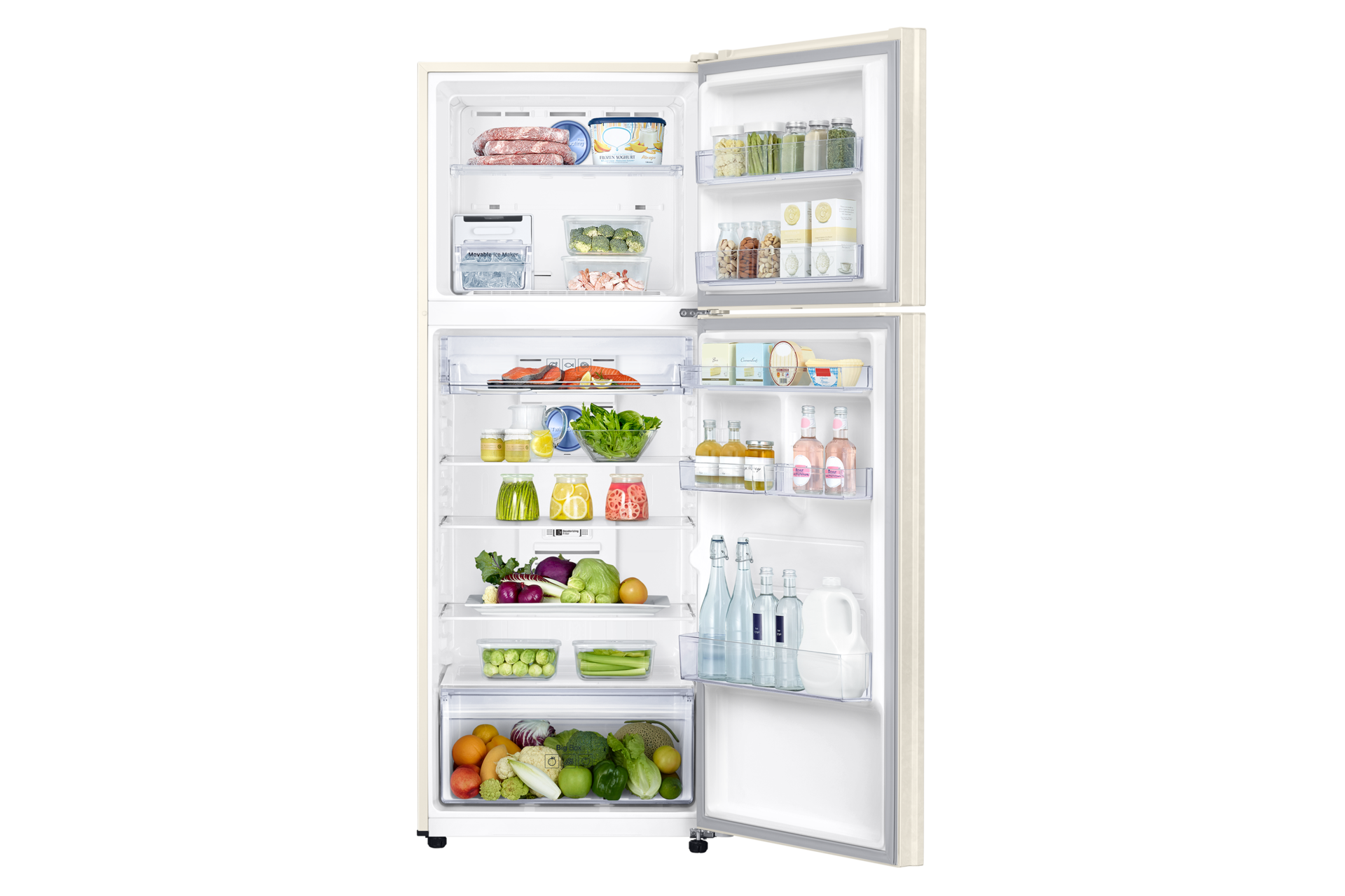 front-open-with-food Ivory White