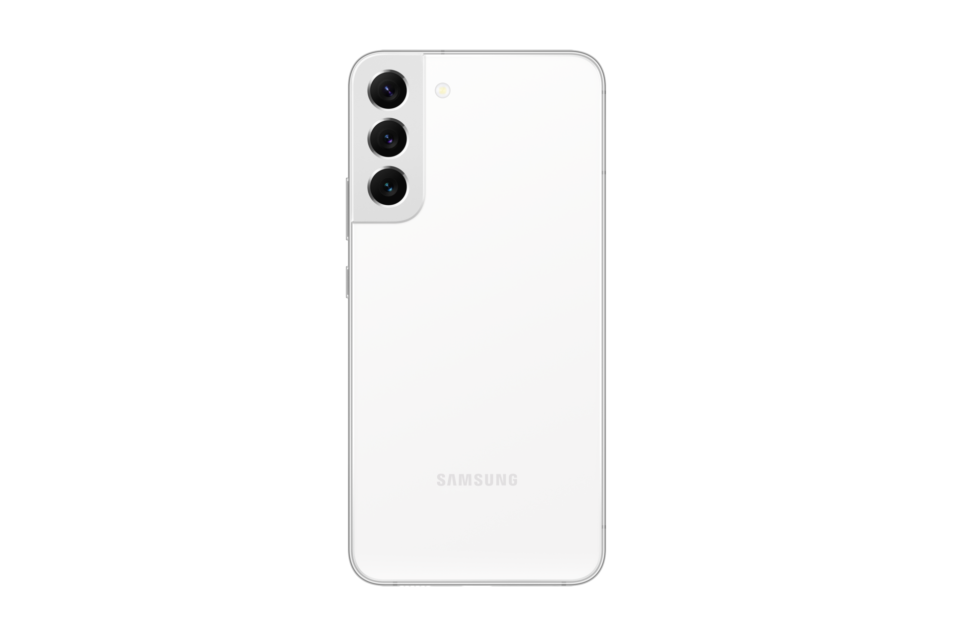 Mặt sau điện thoại Samsung S22+ Phantom White màu Trắng Phantom 256GB. Tham khảo giá bán Samsung S22 plus ưu đãi.