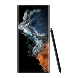 Mặt trước điện thoại Samsung S22 Ultra Phantom white - màu trắng Phantom 512 gb với bút S Pen kèm theo. Tham khảo giá bán Samsung S22 Ultra ưu đãi.