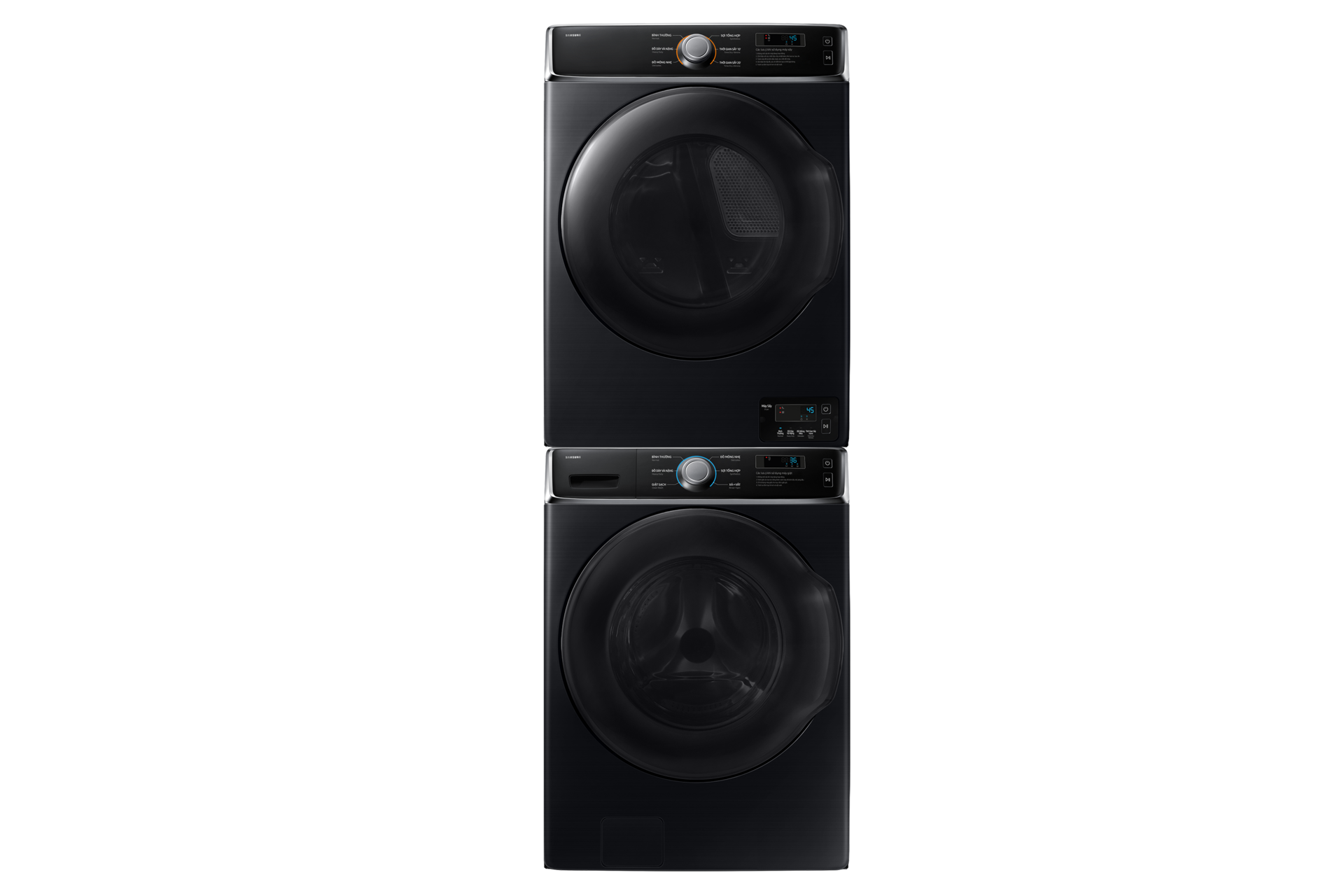 Máy Sấy Công Nghiệp Speed Drying 14kg Front-Pair2 Black Caviar 