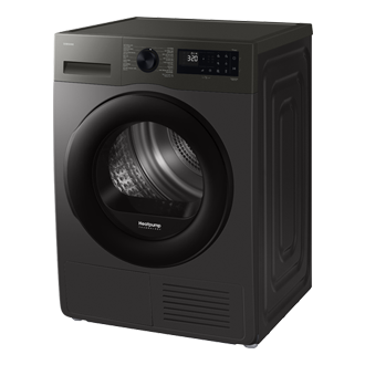 9kg DV5000D Dryer with SpaceMax™ and Hygiene Care R-Perspective Refined Inox 